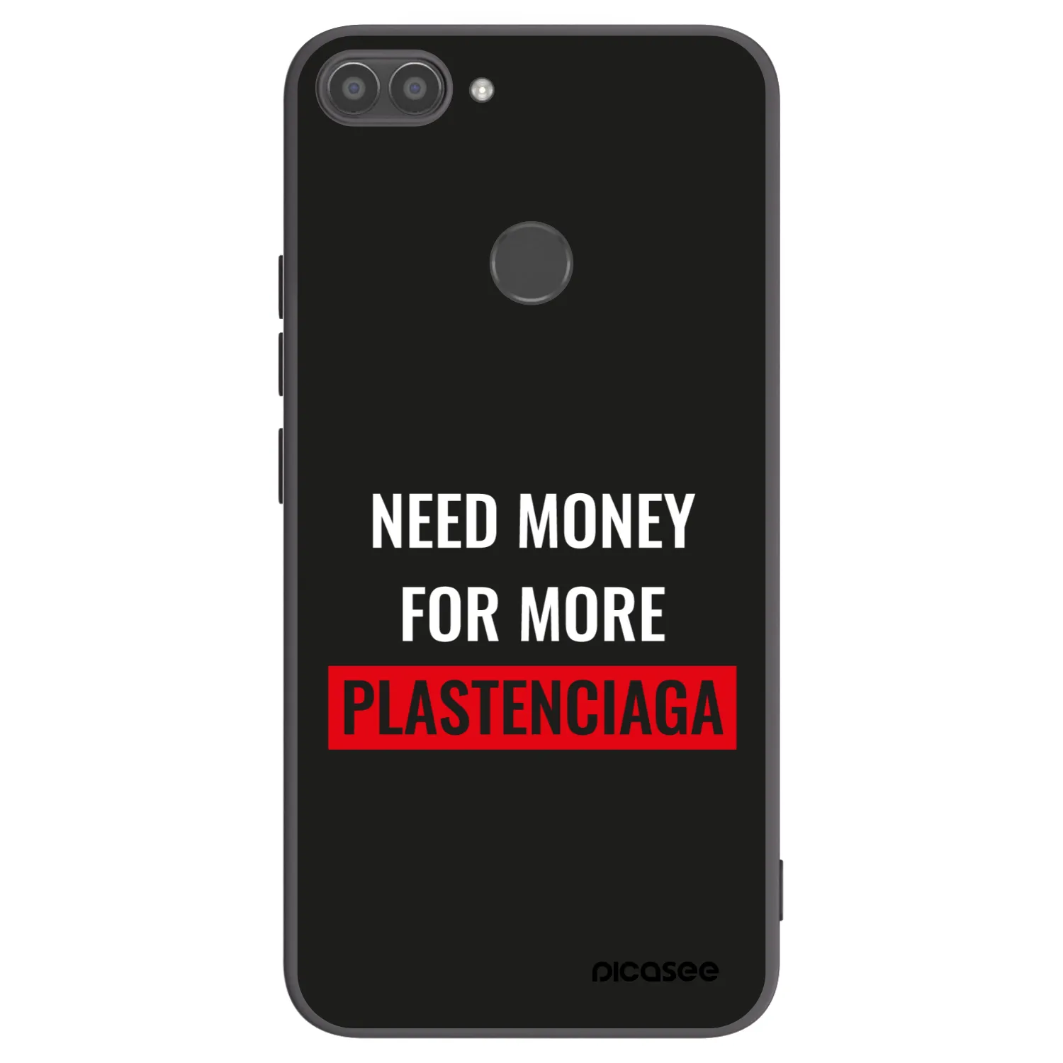 Picasee silikónový čierny obal pre Huawei P Smart - More PLASTENCIAGA