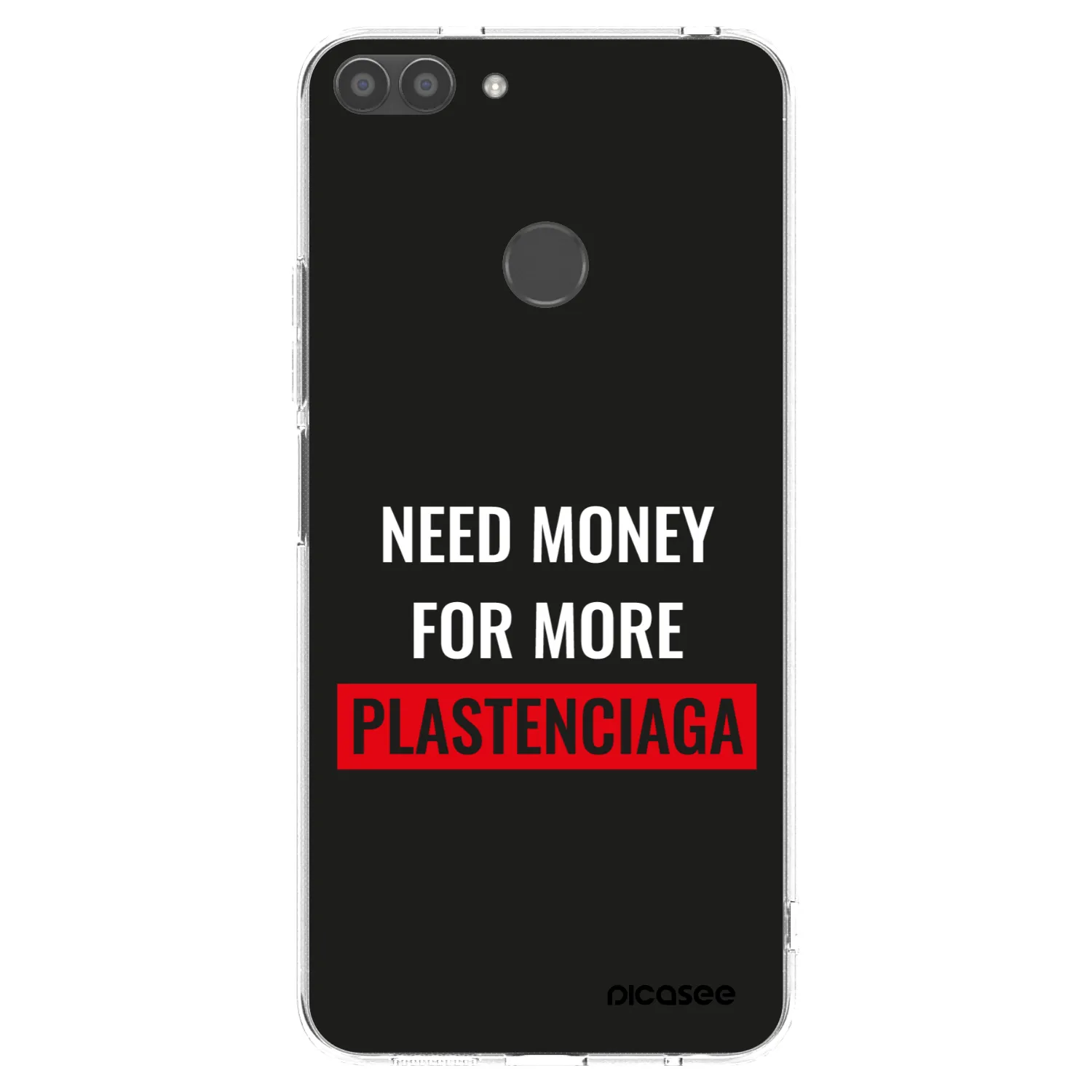 Picasee silikónový prehľadný obal pre Huawei P Smart - More PLASTENCIAGA