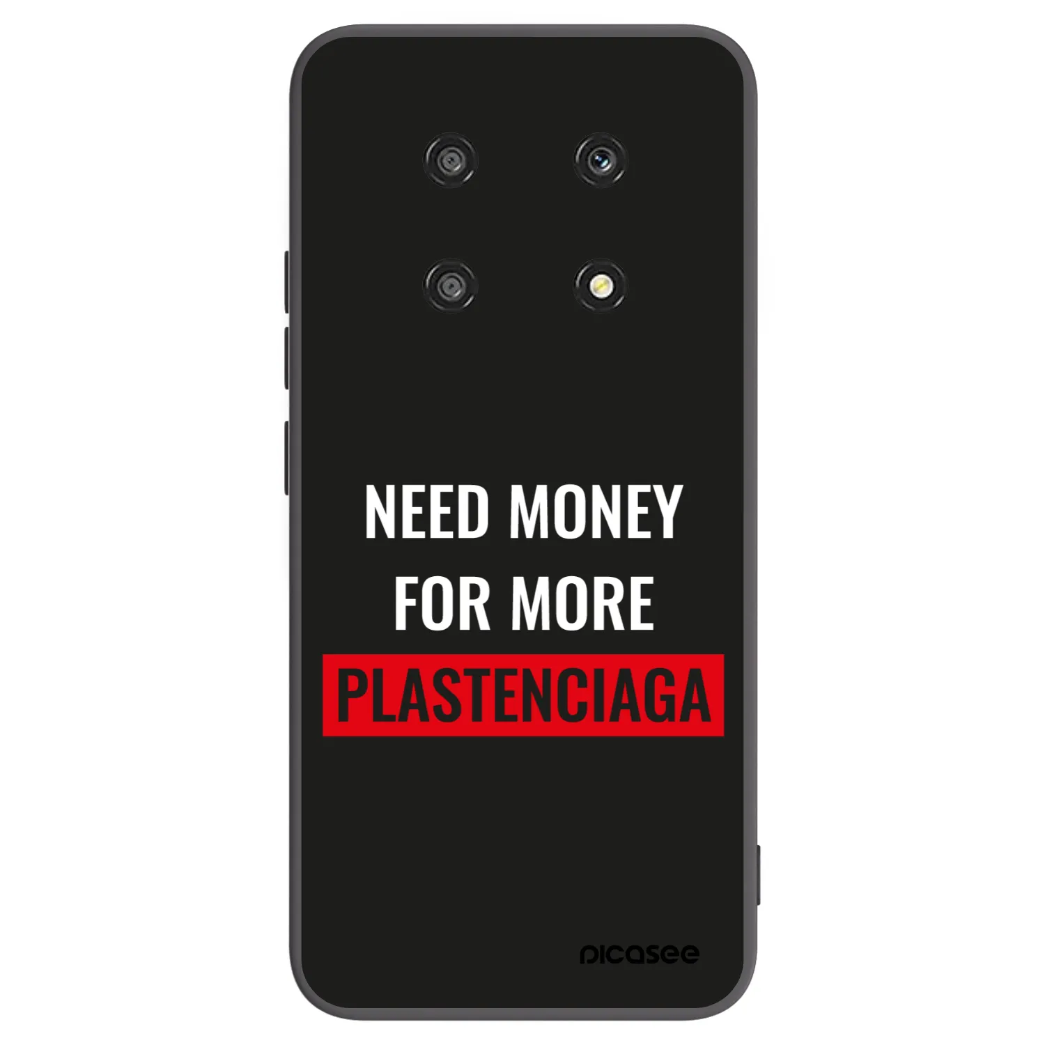 Picasee silikónový čierny obal pre Honor Magic4 Lite 5G - More PLASTENCIAGA