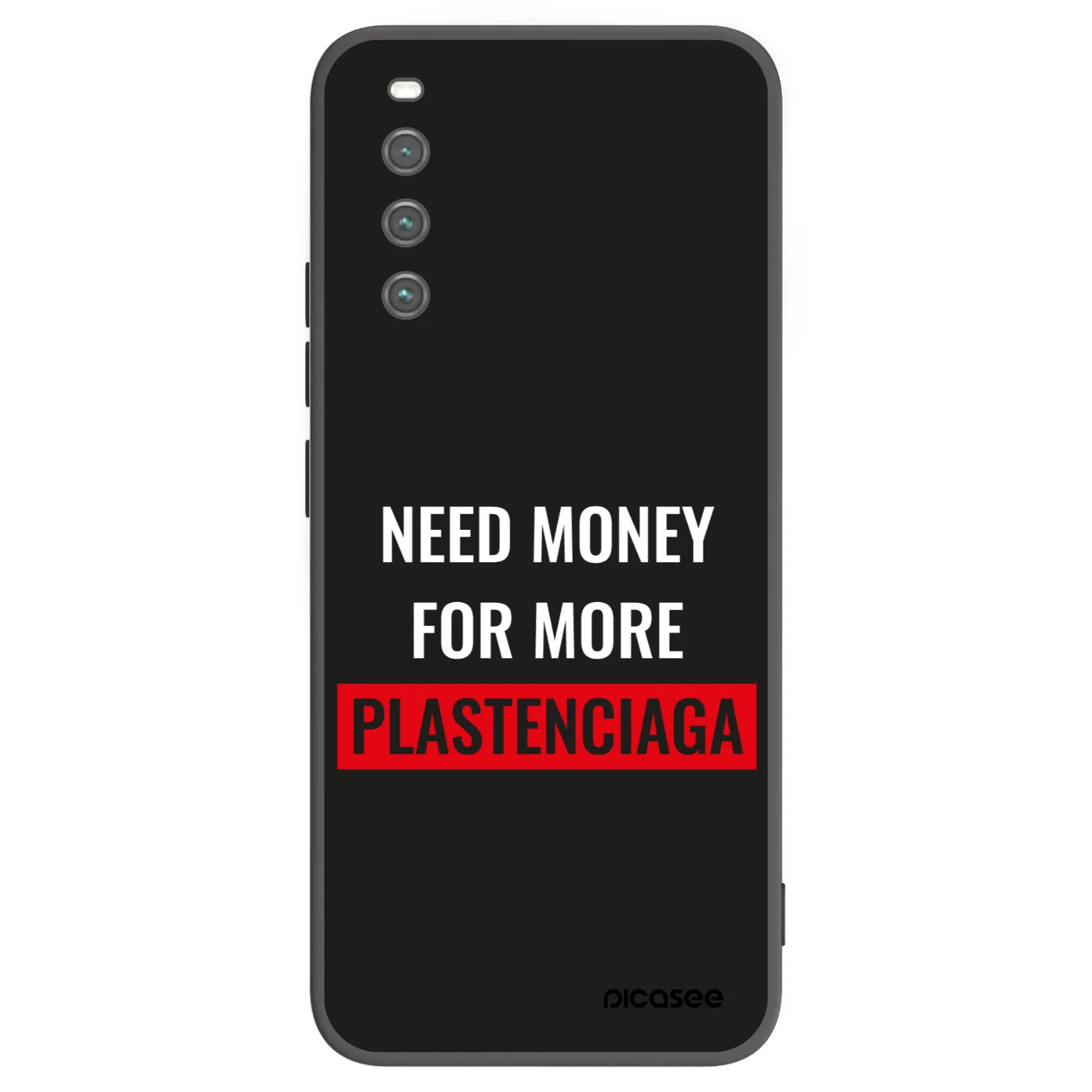 Picasee silikónový čierny obal pre Sony Xperia 10 IV 5G - More PLASTENCIAGA