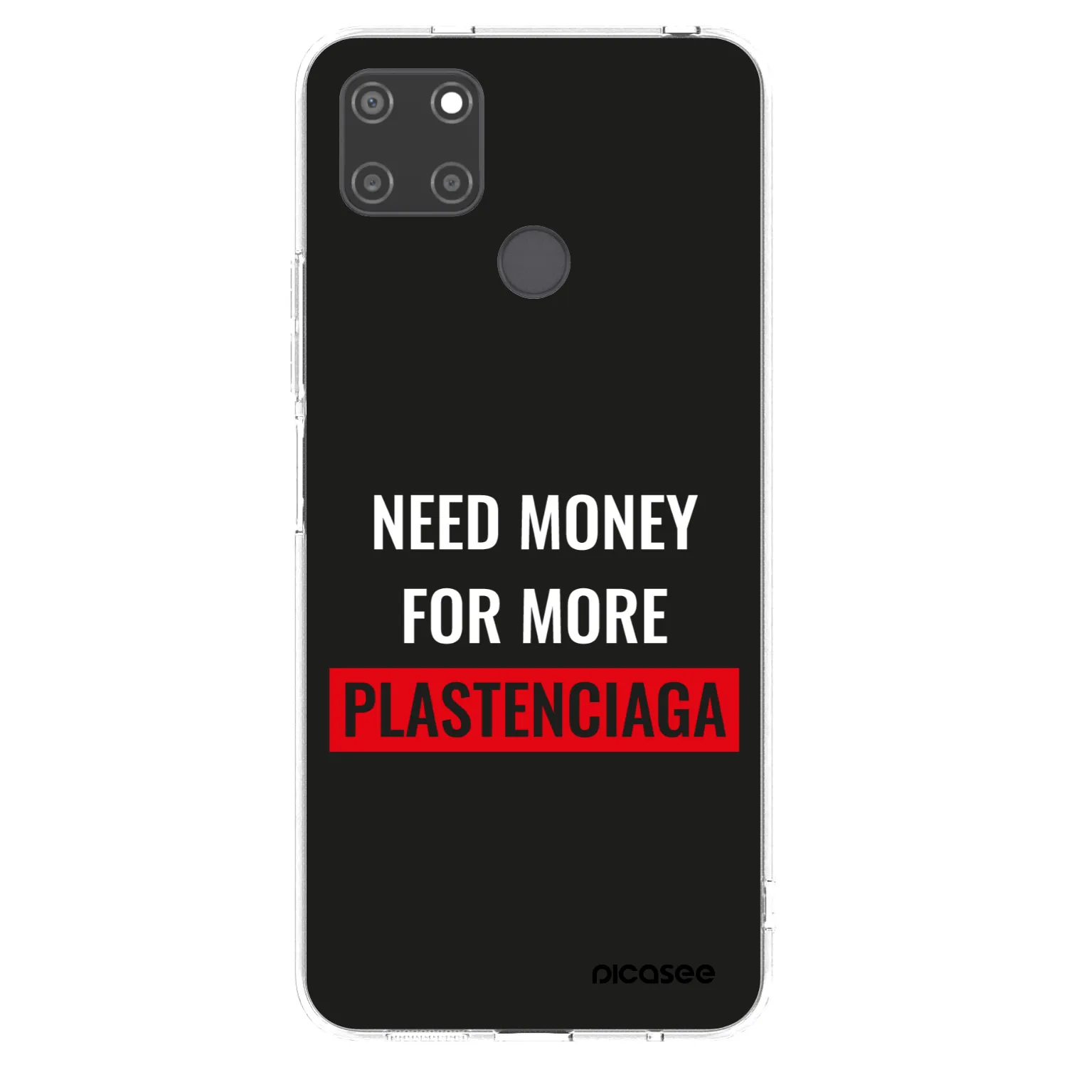 Picasee silikónový prehľadný obal pre Realme C21Y - More PLASTENCIAGA