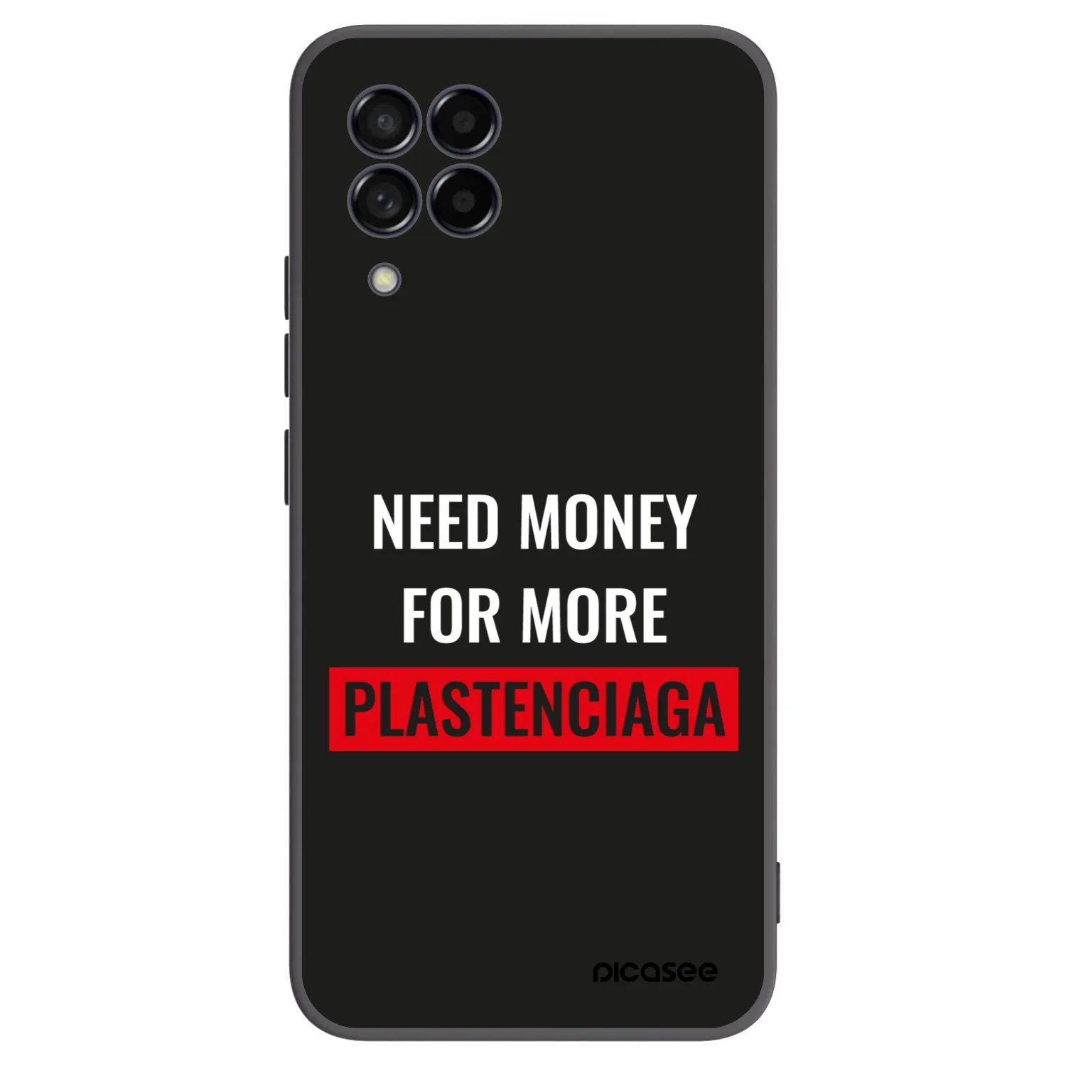 Picasee silikónový čierny obal pre Samsung Galaxy M53 5G - More PLASTENCIAGA