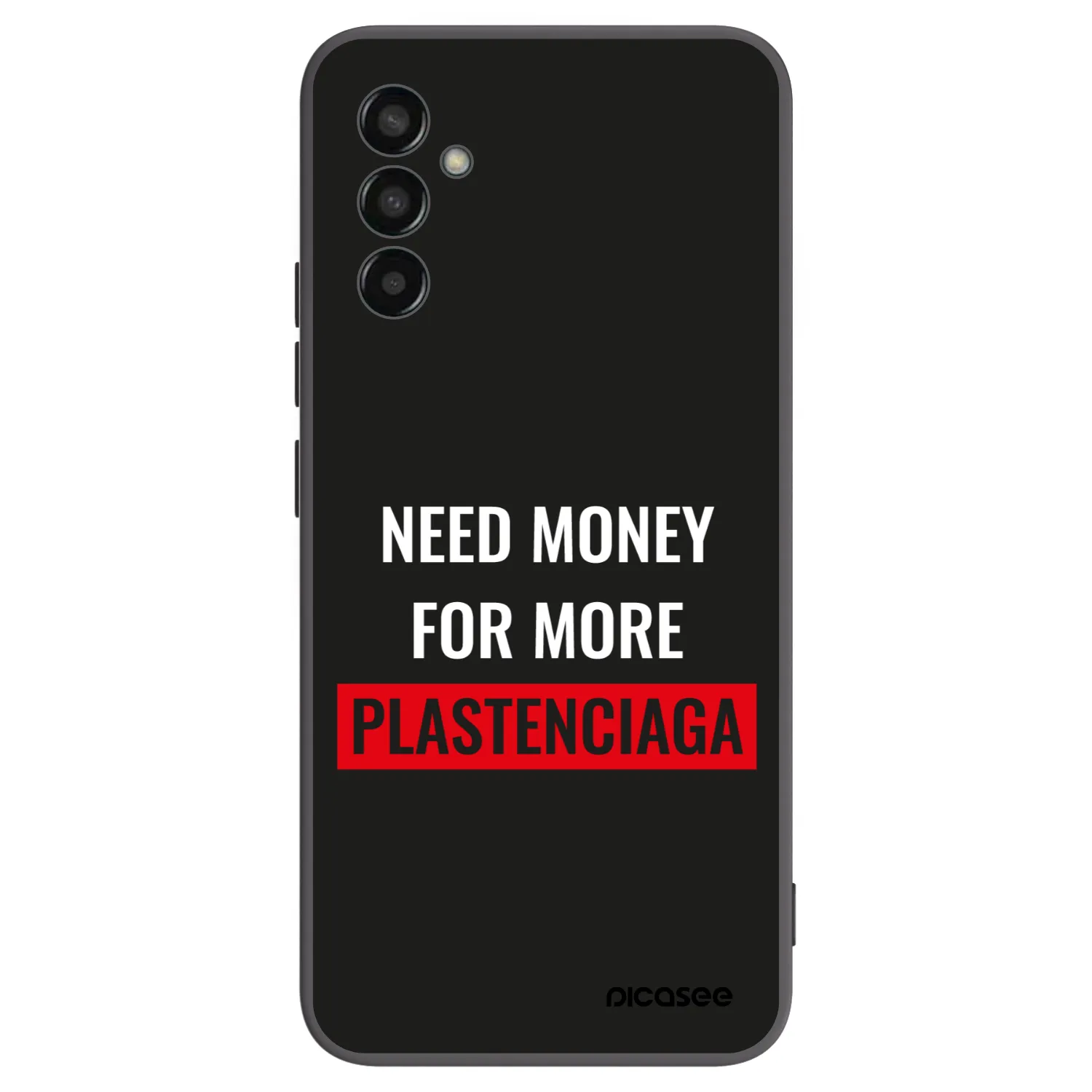 Picasee silikónový čierny obal pre Samsung Galaxy M13 M135F - More PLASTENCIAGA