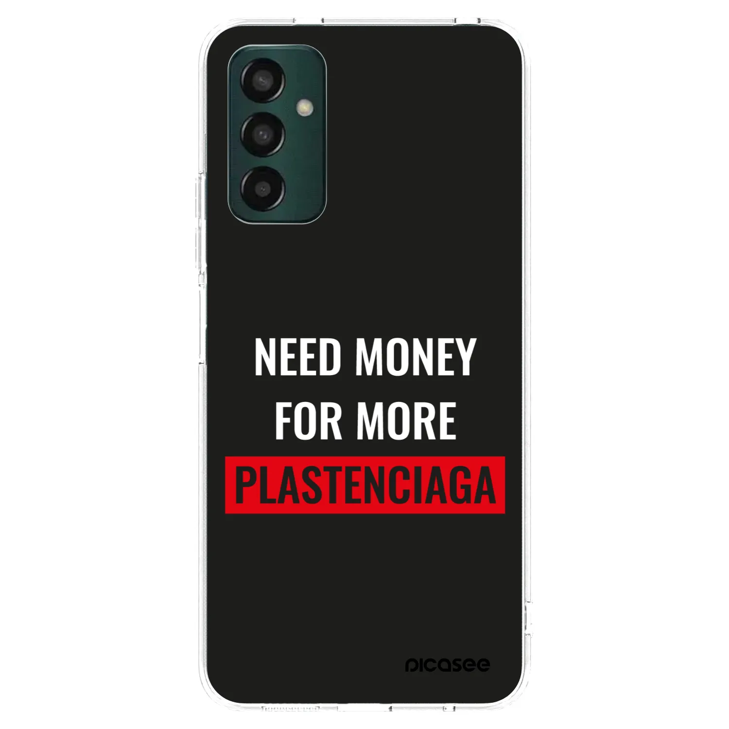 Picasee silikónový prehľadný obal pre Samsung Galaxy M13 M135F - More PLASTENCIAGA