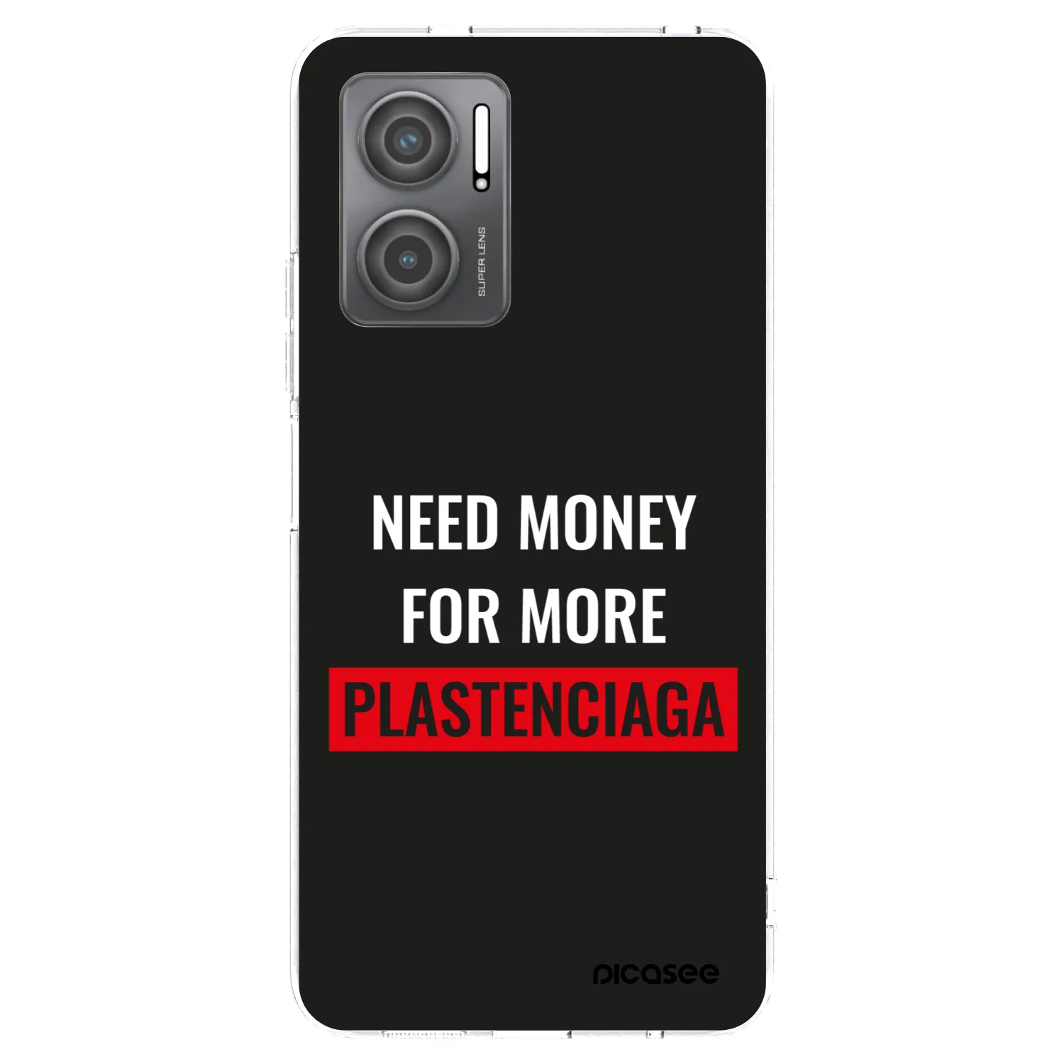 Silikónový prehľadný obal pre Xiaomi Redmi 10 5G - More PLASTENCIAGA