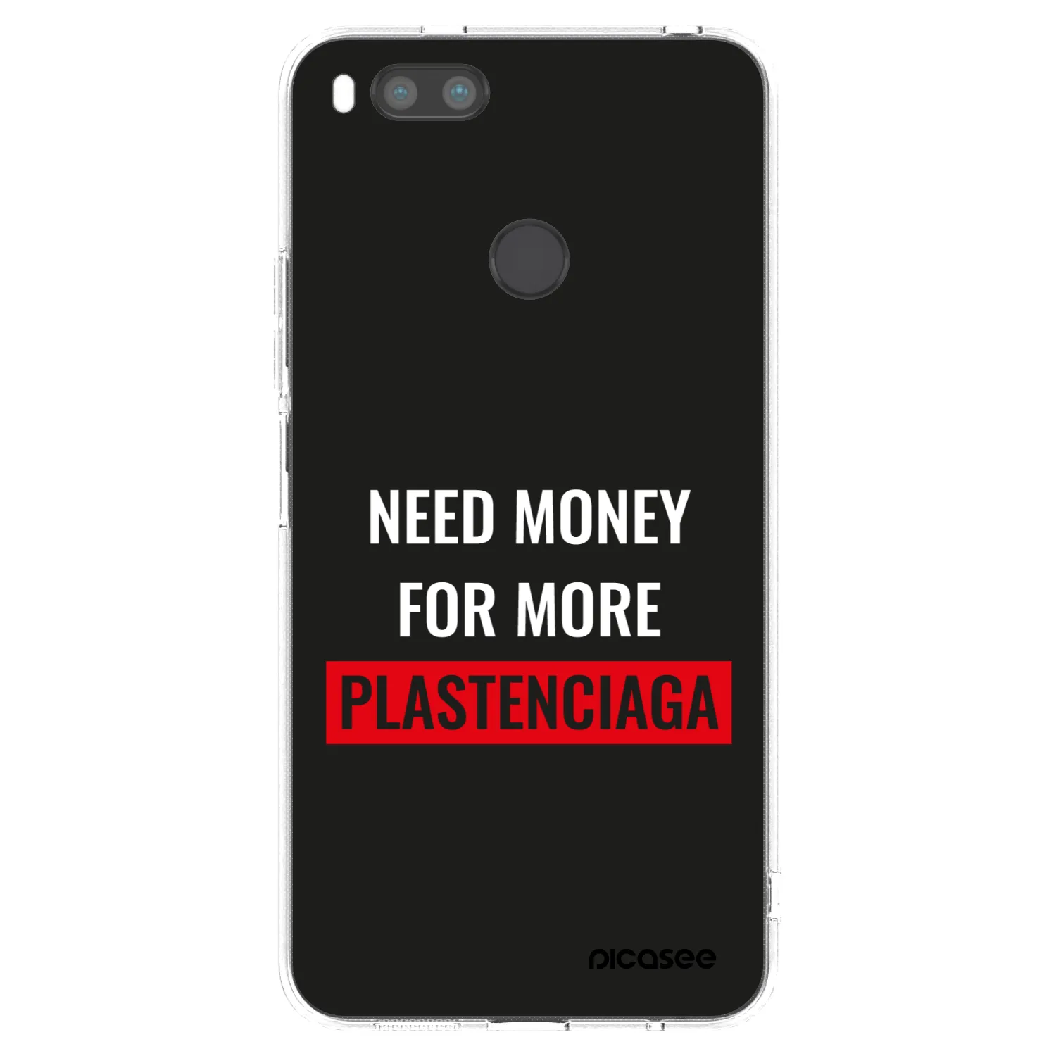 Picasee silikónový prehľadný obal pre Xiaomi Redmi A1 - More PLASTENCIAGA