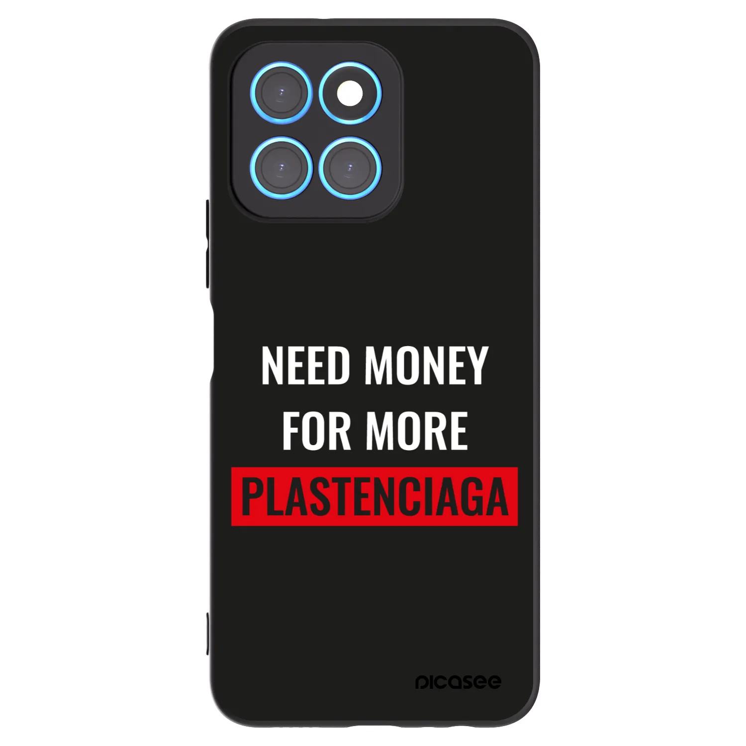Picasee silikónový čierny obal pre Honor X6 - More PLASTENCIAGA
