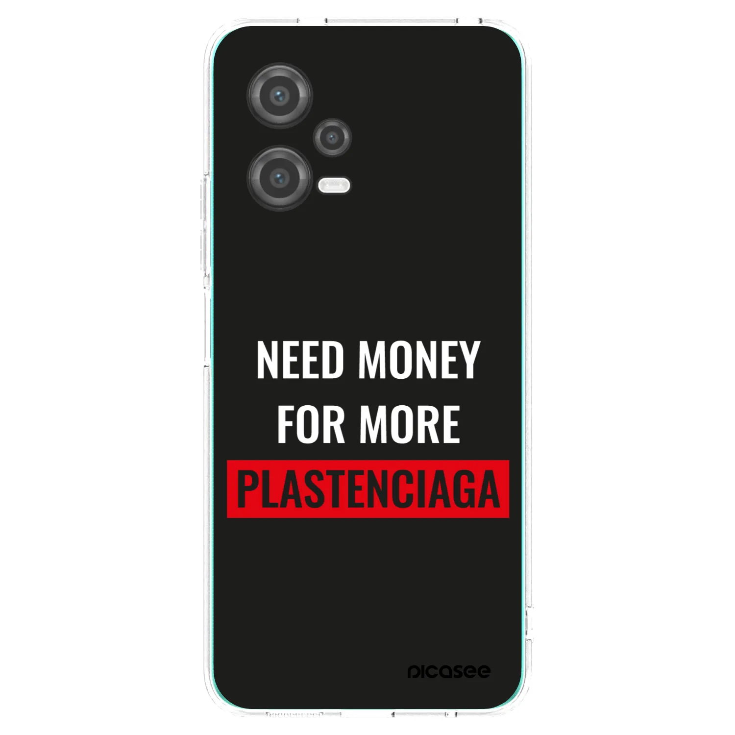 Picasee silikónový prehľadný obal pre Xiaomi Poco X5 - More PLASTENCIAGA