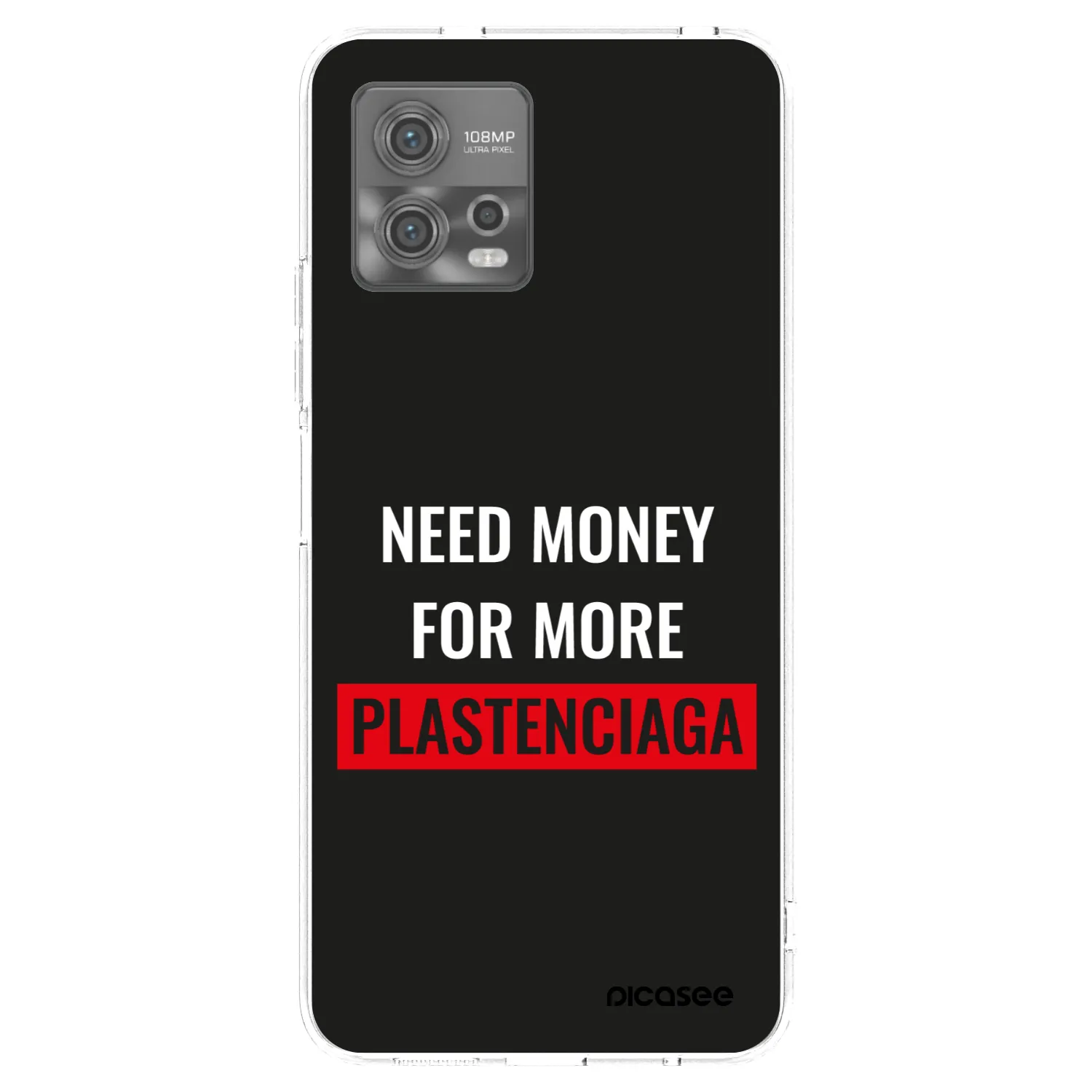 Picasee silikónový prehľadný obal pre Motorola Moto G72 - More PLASTENCIAGA