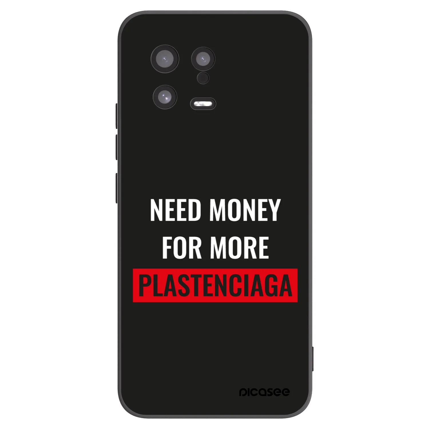 Silikónový čierny obal pre Xiaomi 13 - More PLASTENCIAGA
