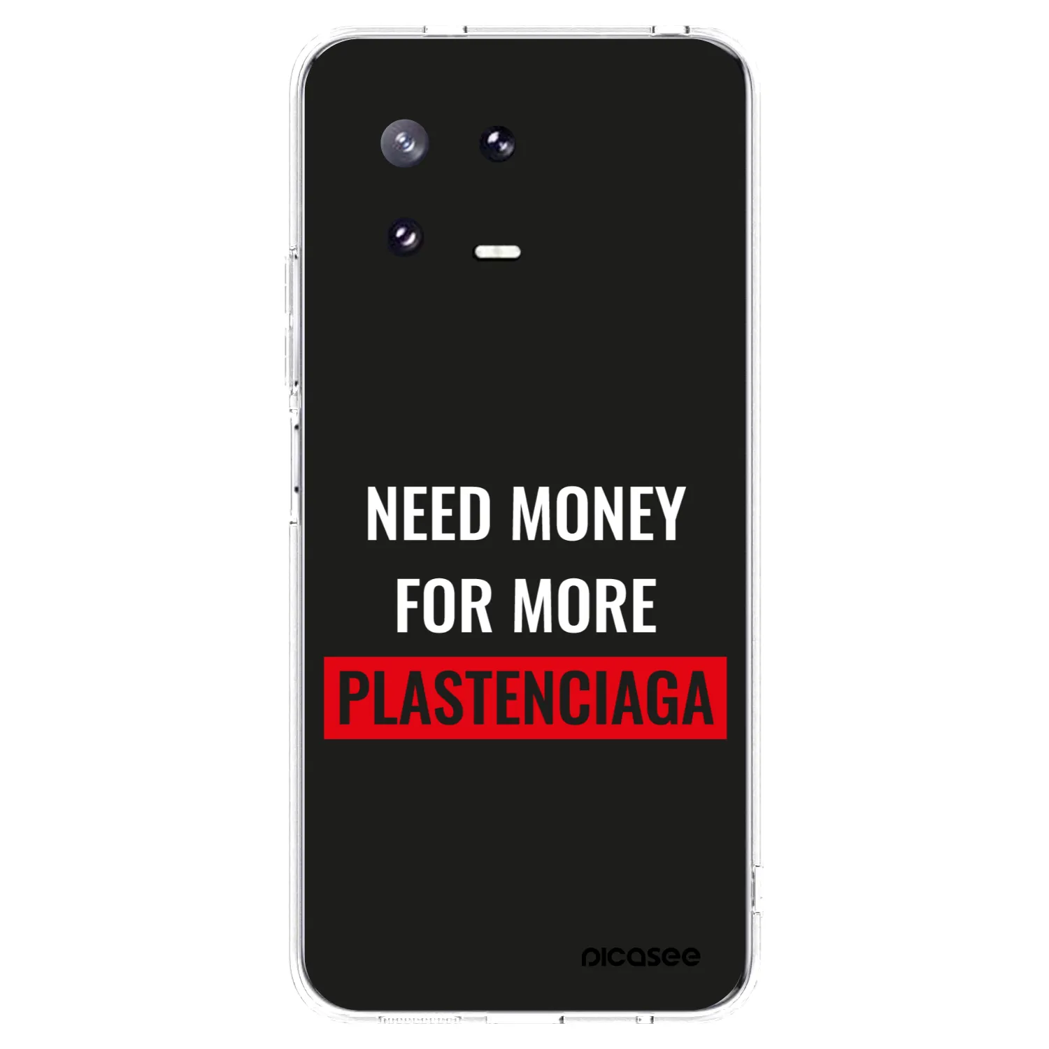 Picasee silikónový prehľadný obal pre Xiaomi 13 Pro - More PLASTENCIAGA