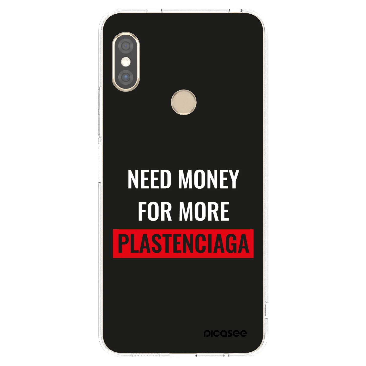 Silikónový prehľadný obal pre Xiaomi Redmi Note 5 Global - More PLASTENCIAGA