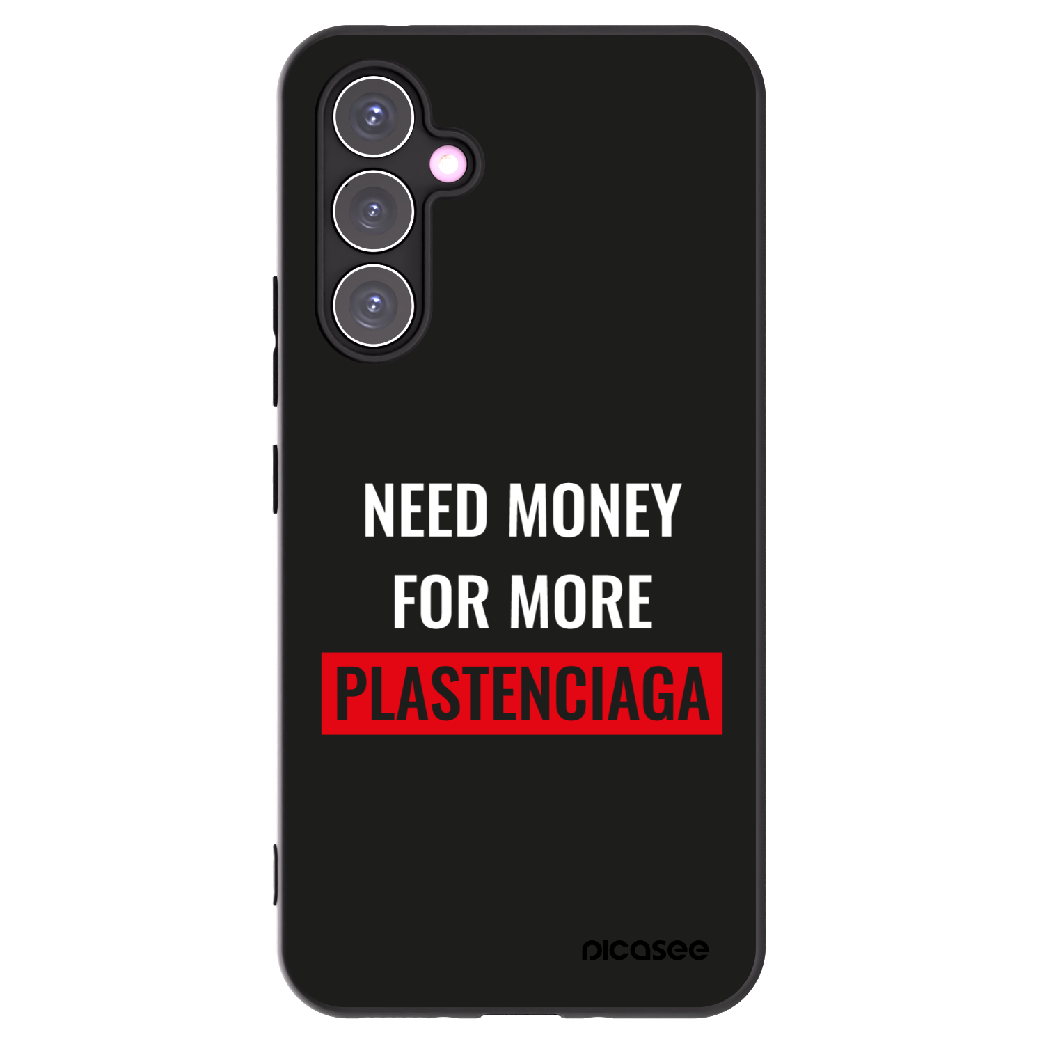 Picasee silikónový čierny obal pre Samsung Galaxy A54 5G A546B - More PLASTENCIAGA