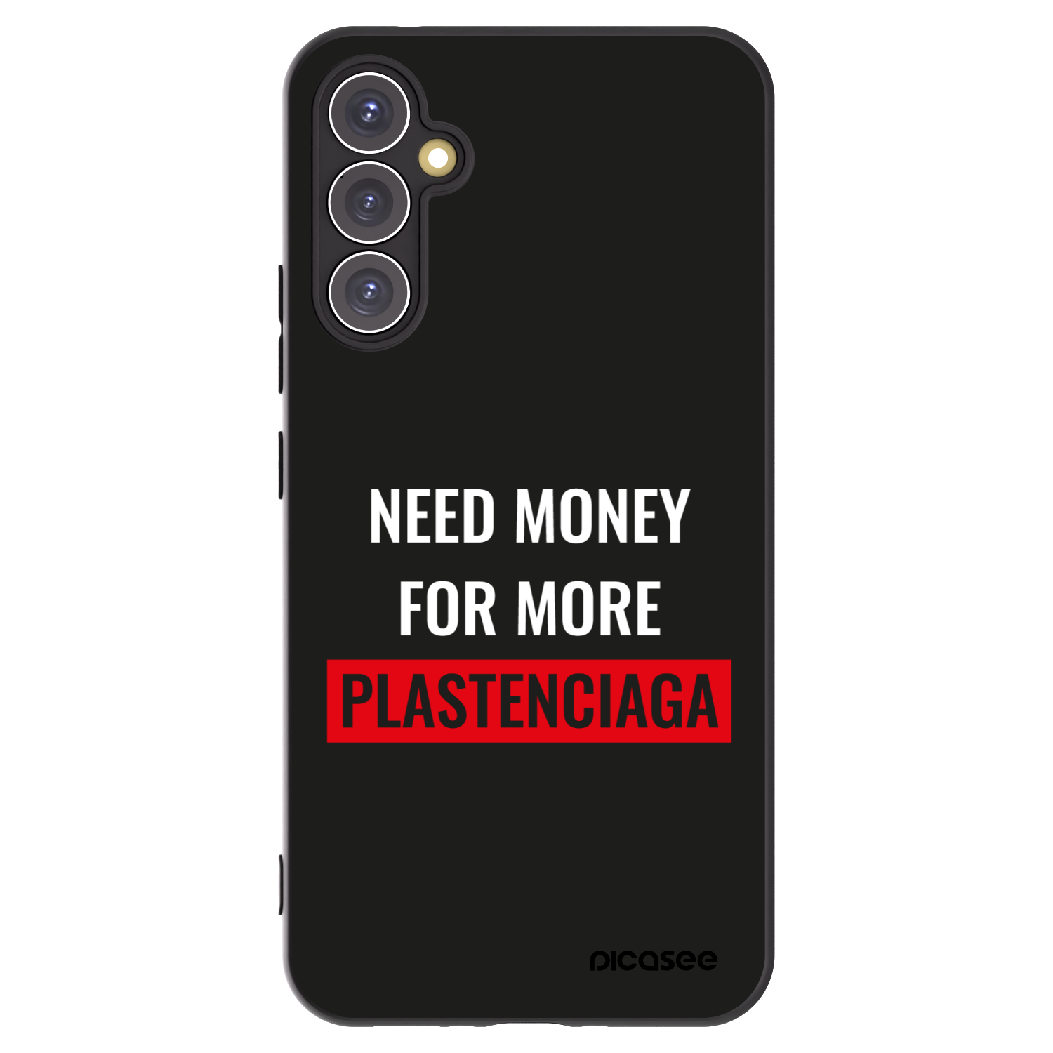 Picasee silikónový čierny obal pre Samsung Galaxy A34 5G A346B - More PLASTENCIAGA