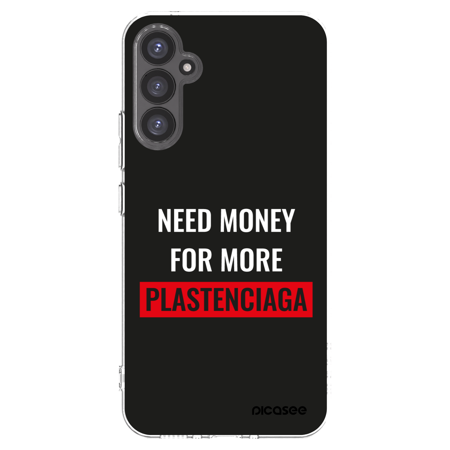 Picasee silikónový prehľadný obal pre Samsung Galaxy A34 5G A346B - More PLASTENCIAGA
