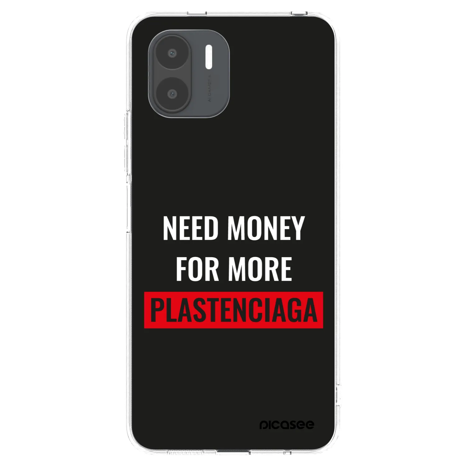Picasee silikónový prehľadný obal pre Xiaomi Redmi A2 - More PLASTENCIAGA