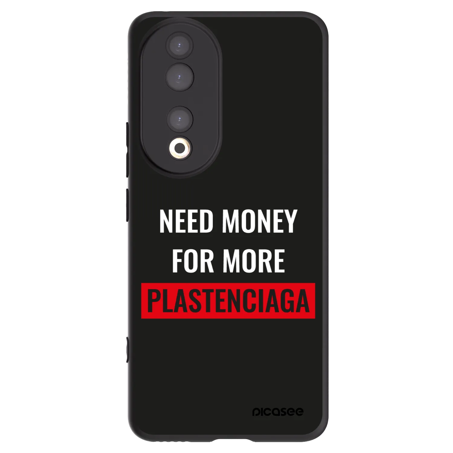 Picasee silikónový čierny obal pre Honor 90 5G - More PLASTENCIAGA