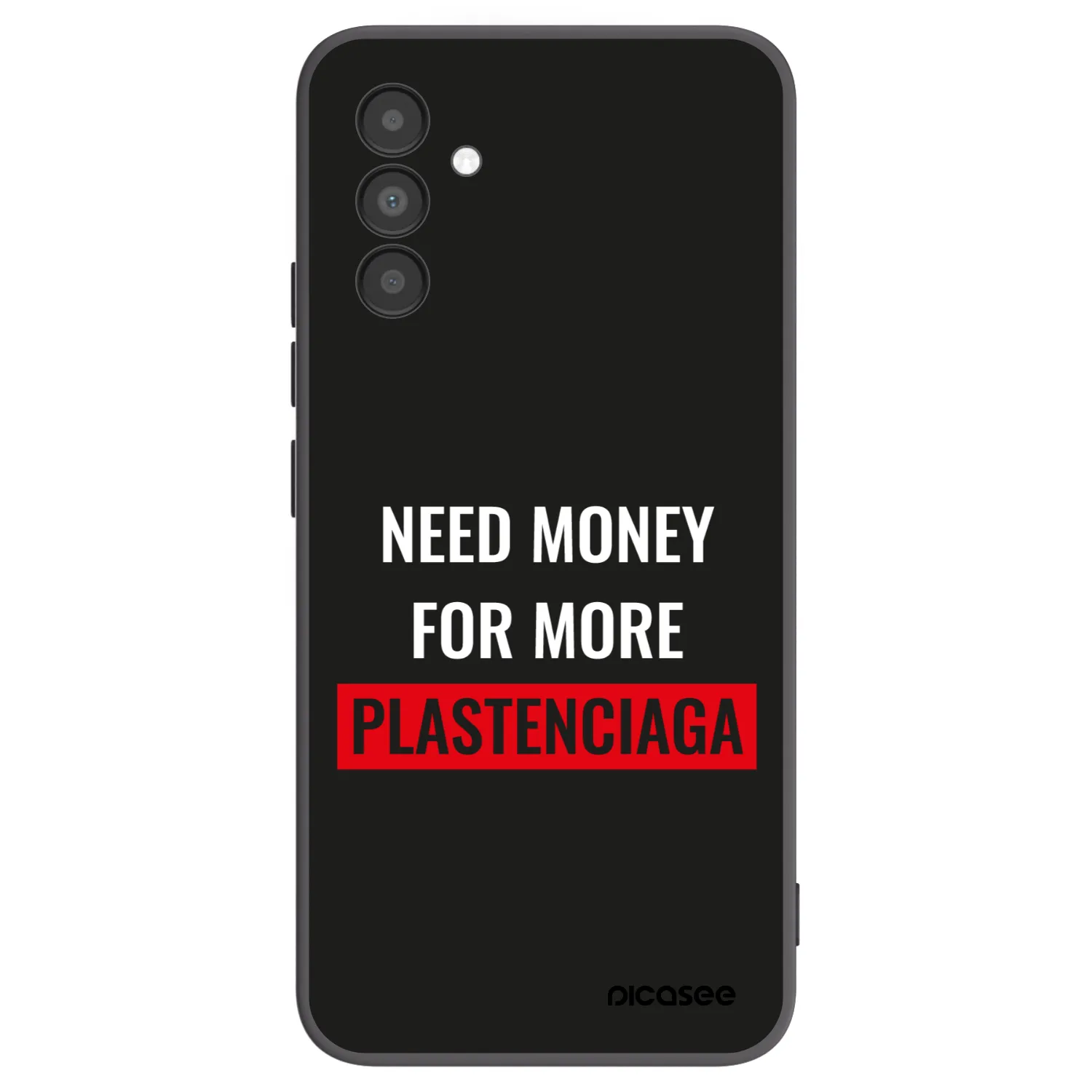 Picasee silikónový čierny obal pre Samsung Galaxy A04s A047F - More PLASTENCIAGA
