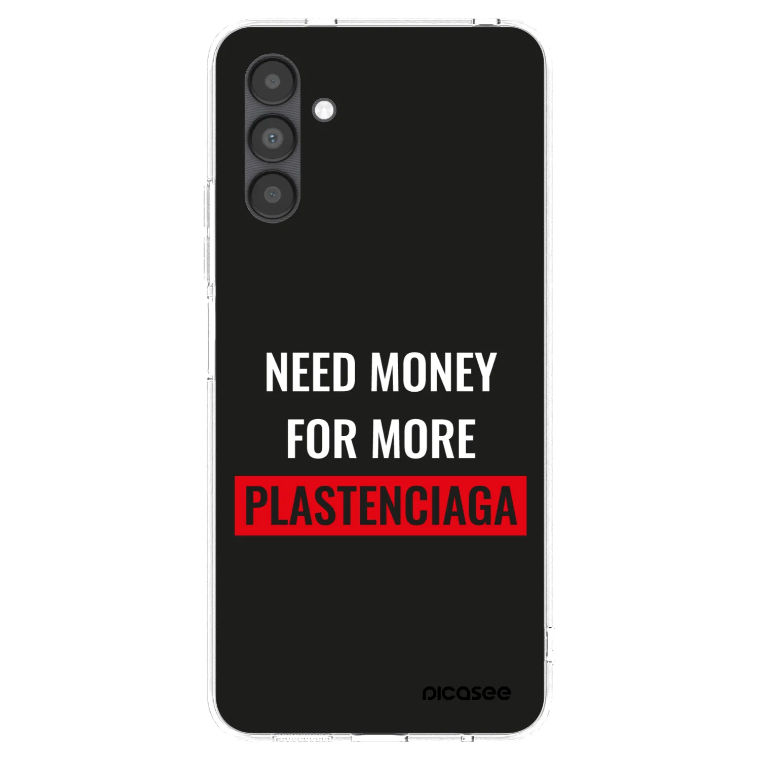 Picasee silikónový prehľadný obal pre Samsung Galaxy A04s A047F - More PLASTENCIAGA