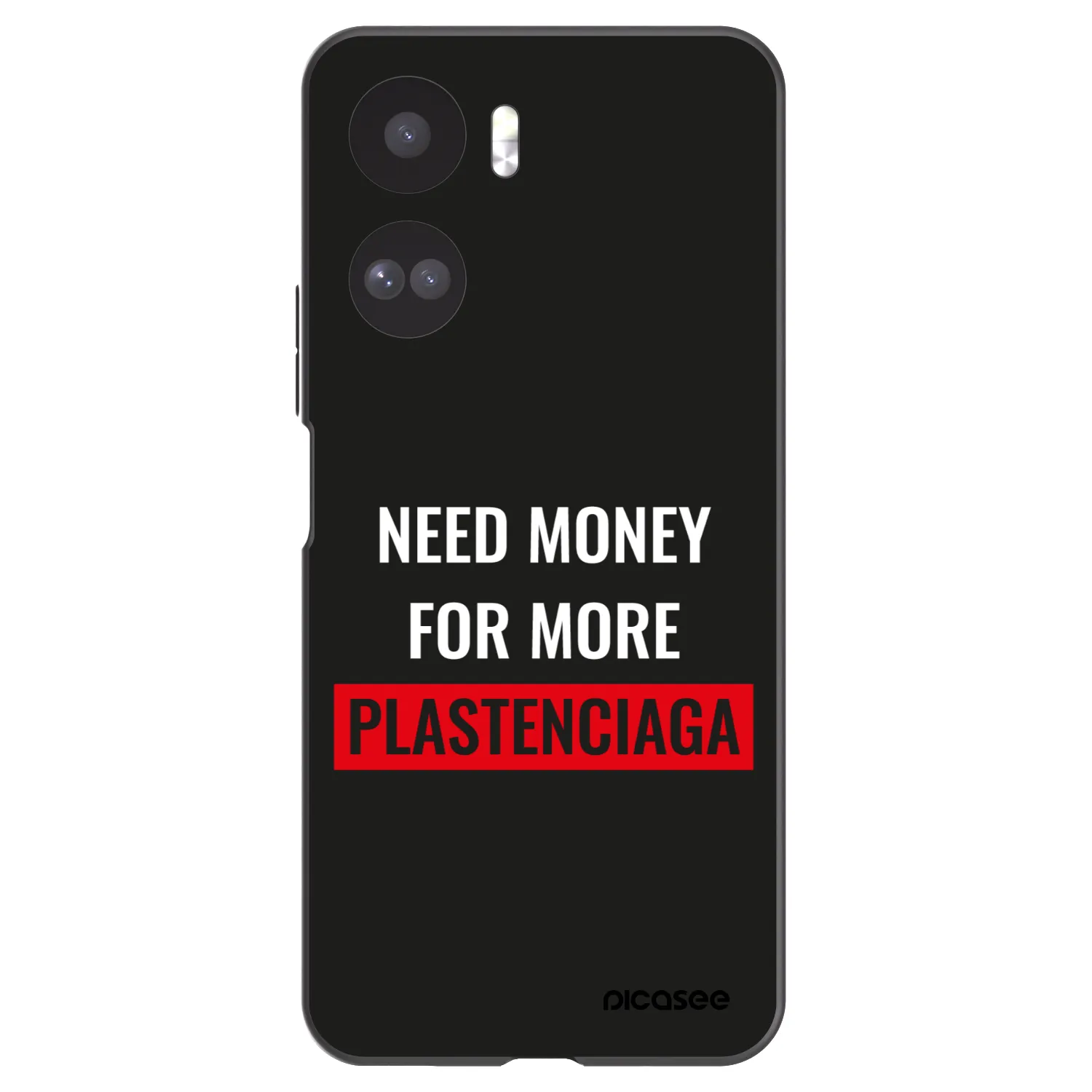 Picasee silikónový čierny obal pre Honor 90 Lite 5G - More PLASTENCIAGA