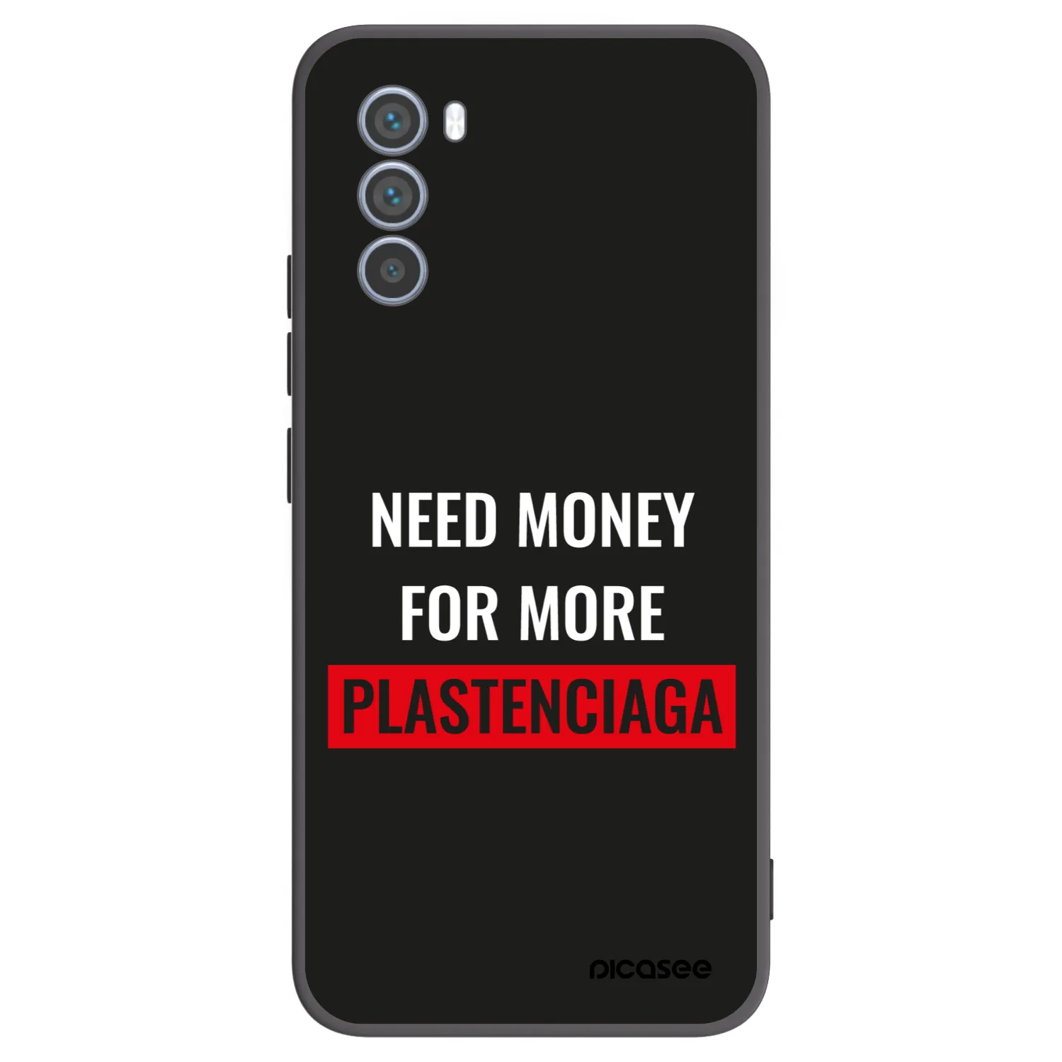 Picasee silikónový čierny obal pre Motorola Moto G62 - More PLASTENCIAGA