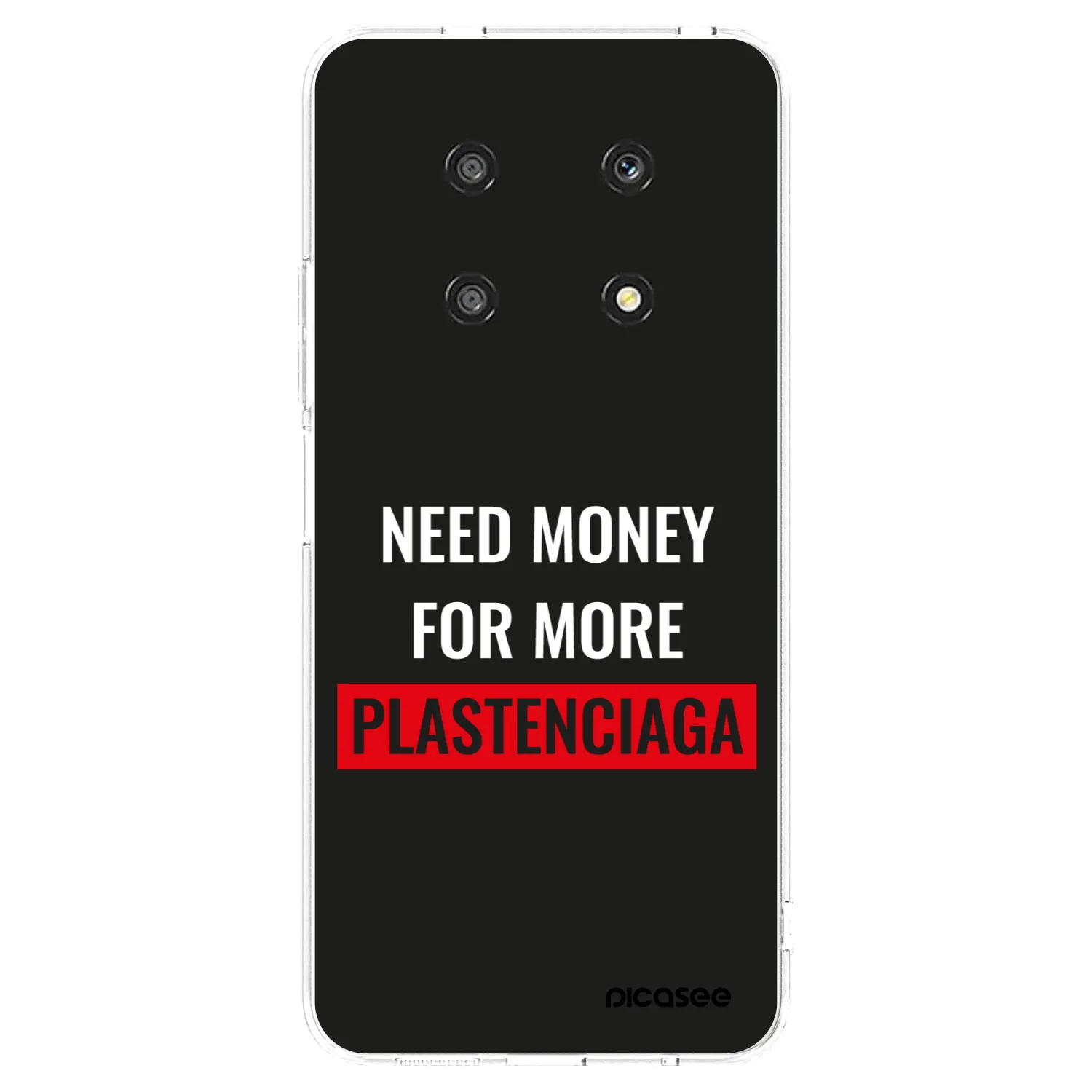 Picasee silikónový prehľadný obal pre Honor Magic4 Lite 5G - More PLASTENCIAGA