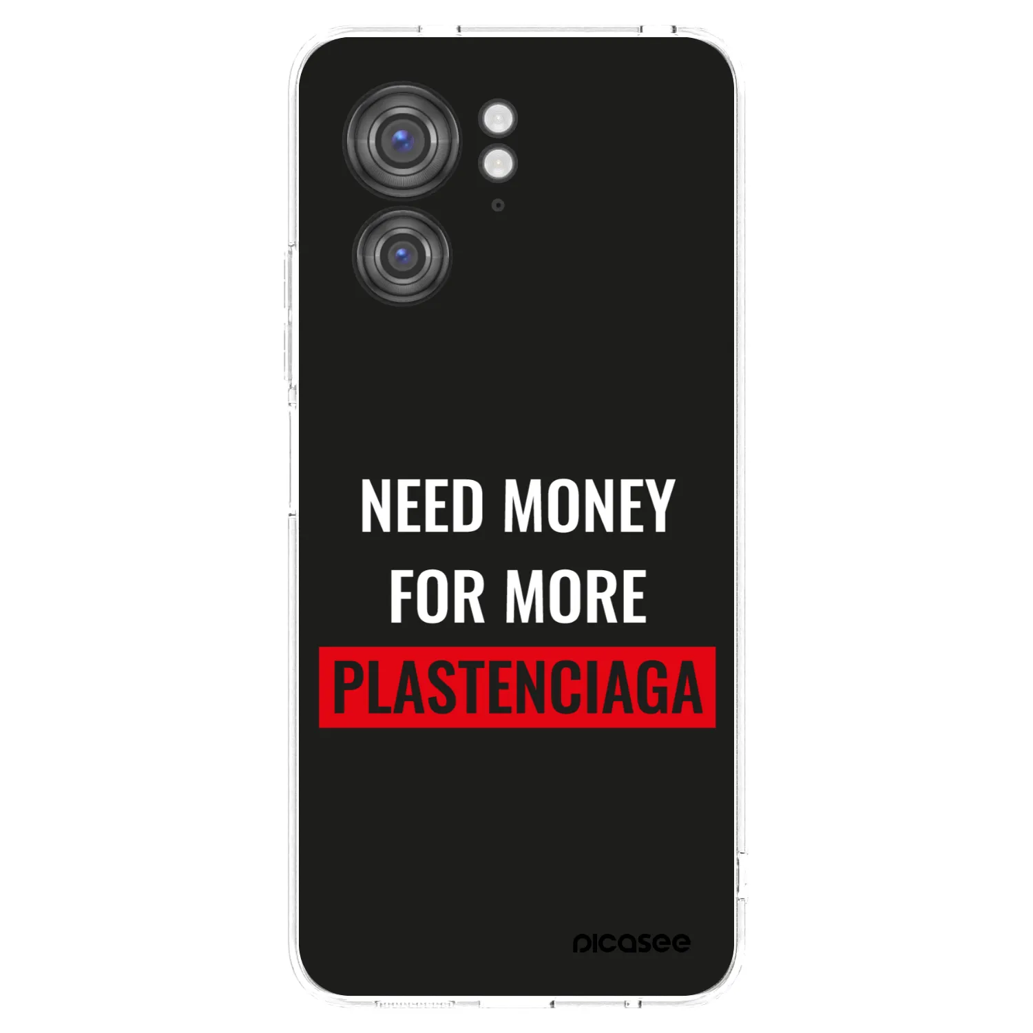Picasee silikónový prehľadný obal pre Motorola Edge 40 - More PLASTENCIAGA