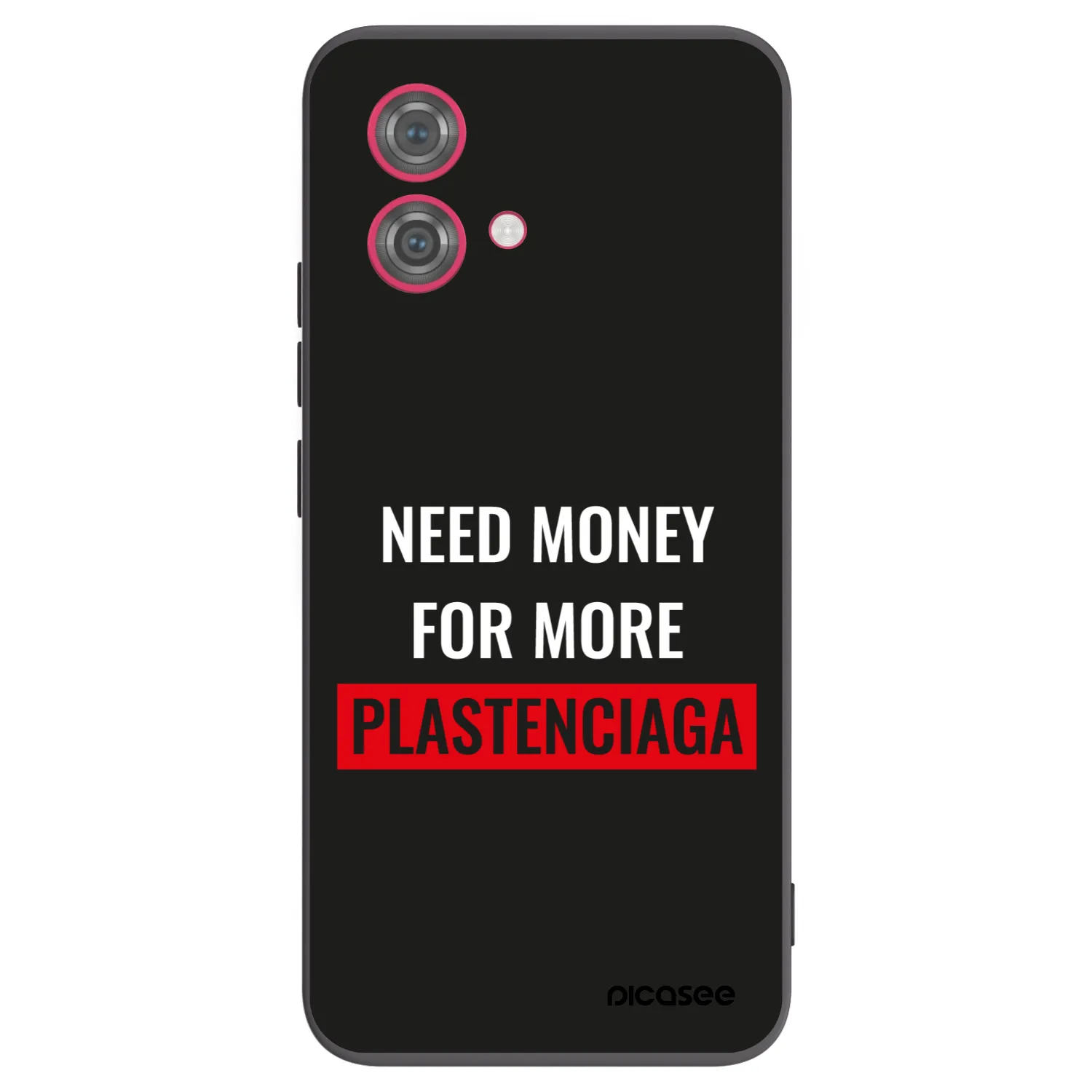 Silikónový čierny obal pre Motorola Moto G84 5G - More PLASTENCIAGA