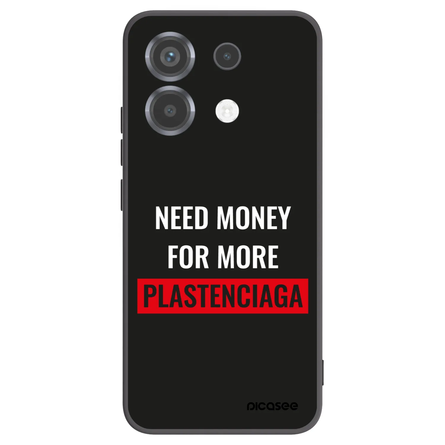 Picasee silikónový čierny obal pre Xiaomi Poco X6 - More PLASTENCIAGA