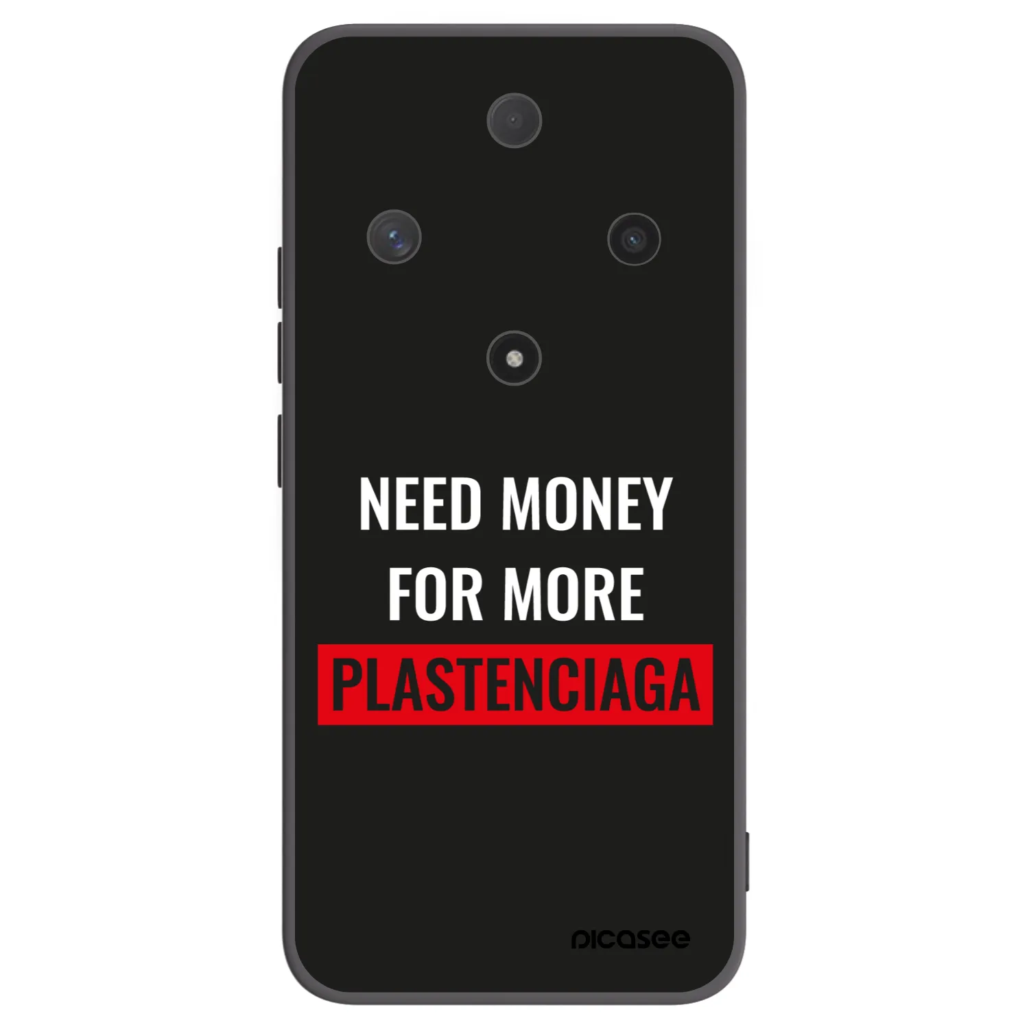 Picasee silikónový čierny obal pre Honor Magic6 Lite 5G - More PLASTENCIAGA