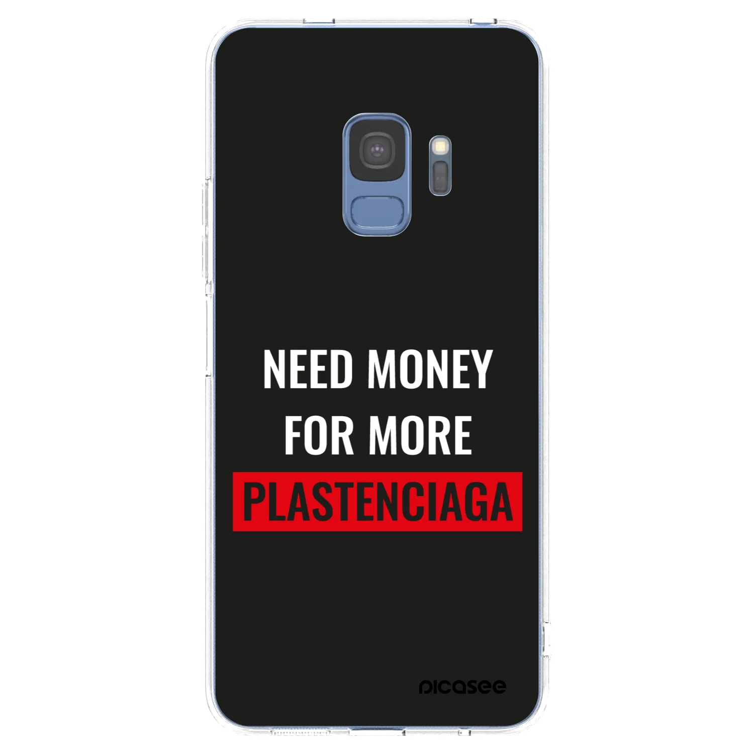 Picasee silikónový prehľadný obal pre Samsung Galaxy S9 G960F - More PLASTENCIAGA