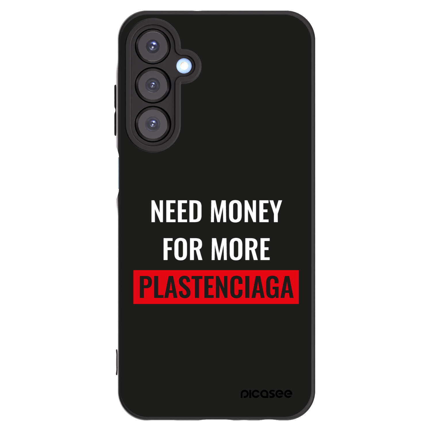 Picasee silikónový čierny obal pre Samsung Galaxy A25 A256B 5G - More PLASTENCIAGA
