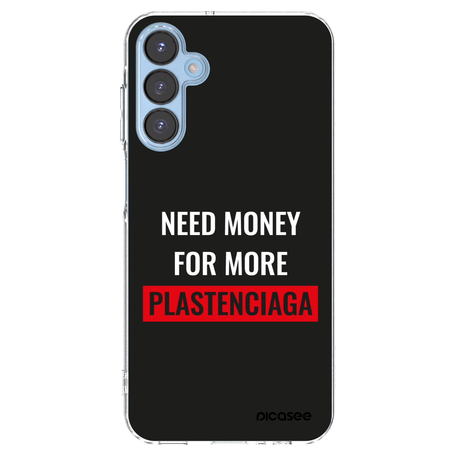 Picasee silikónový prehľadný obal pre Samsung Galaxy A15 A156B 5G - More PLASTENCIAGA
