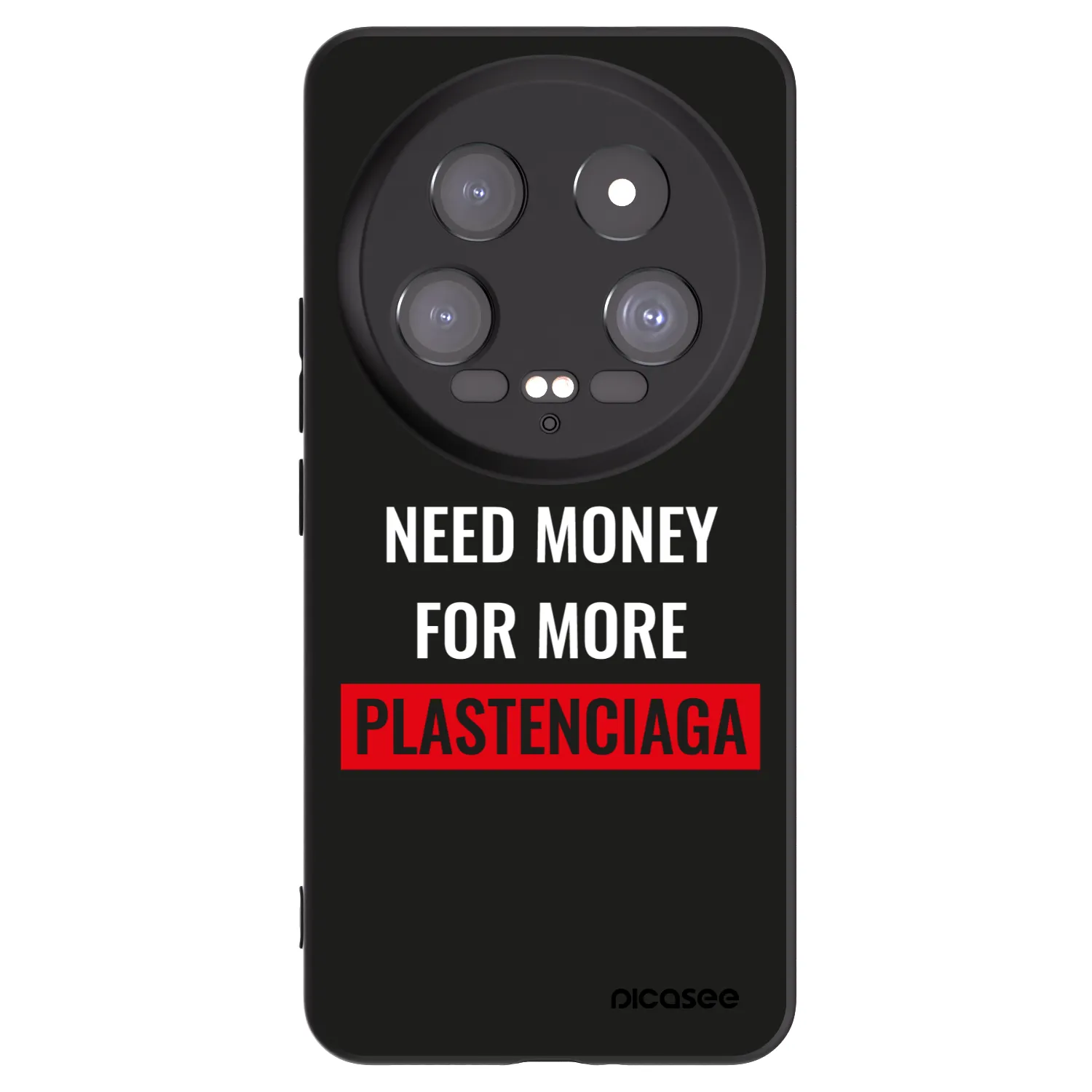 Picasee silikónový čierny obal pre Xiaomi 14 Ultra - More PLASTENCIAGA