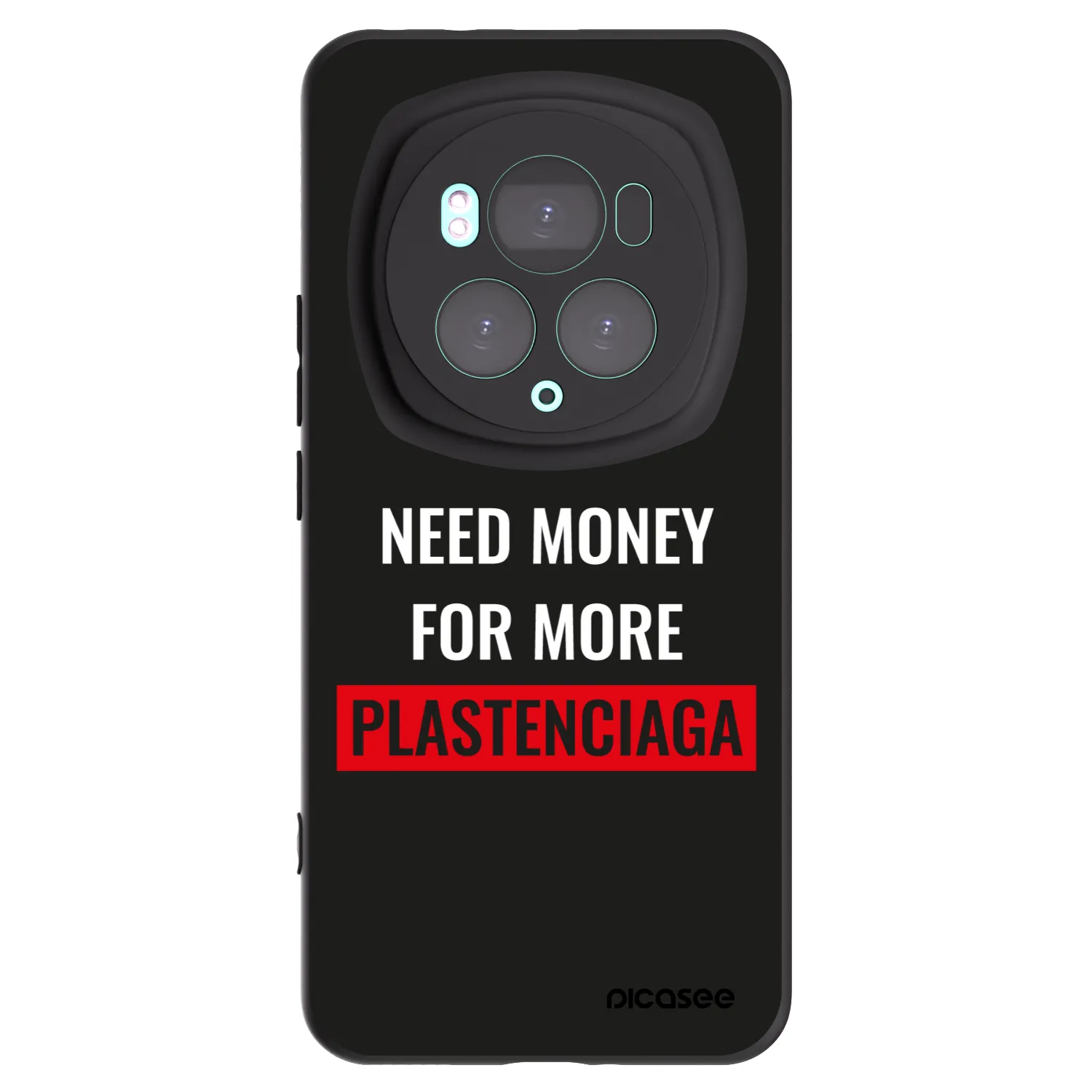 Picasee silikónový čierny obal pre Honor Magic6 Pro - More PLASTENCIAGA
