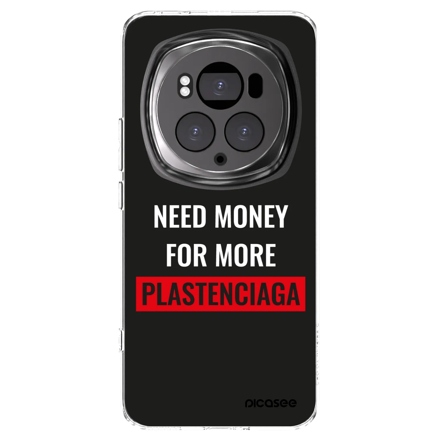 Picasee silikónový prehľadný obal pre Honor Magic6 Pro - More PLASTENCIAGA