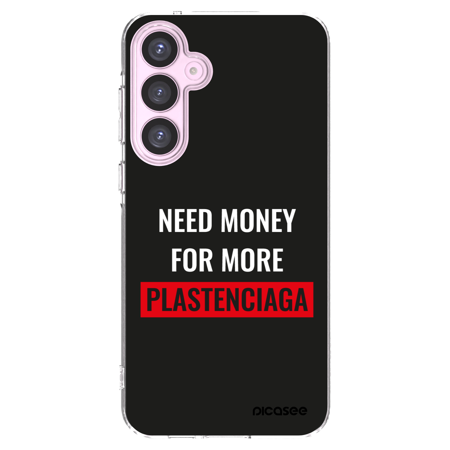 Picasee silikónový prehľadný obal pre Samsung Galaxy A55 5G A556B - More PLASTENCIAGA
