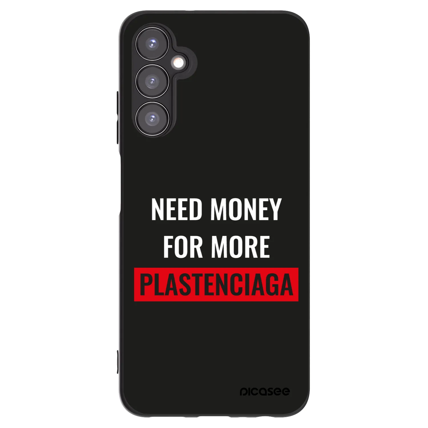 Picasee silikónový čierny obal pre Samsung Galaxy A05s A057G - More PLASTENCIAGA