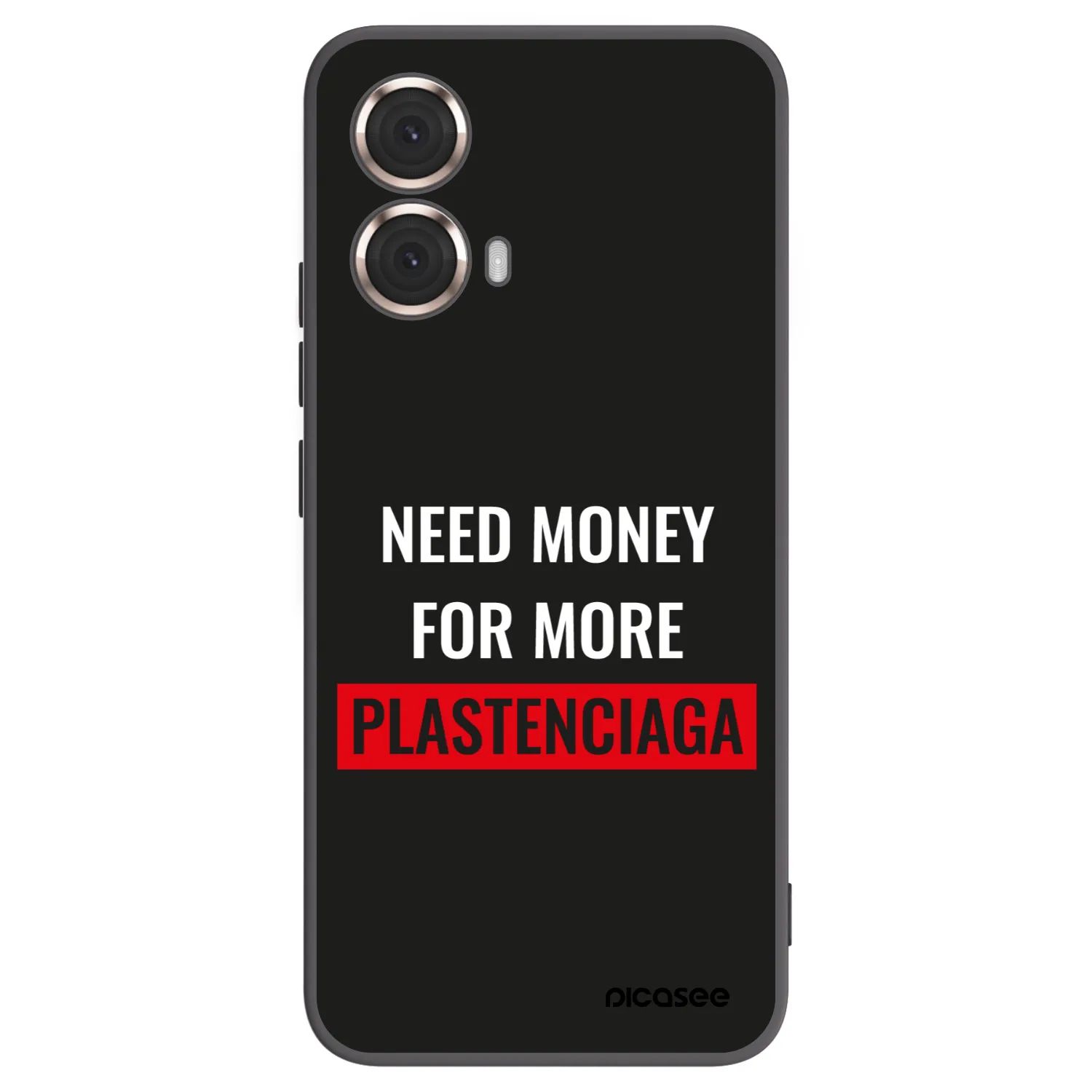 Silikónový čierny obal pre Motorola Moto G85 - More PLASTENCIAGA