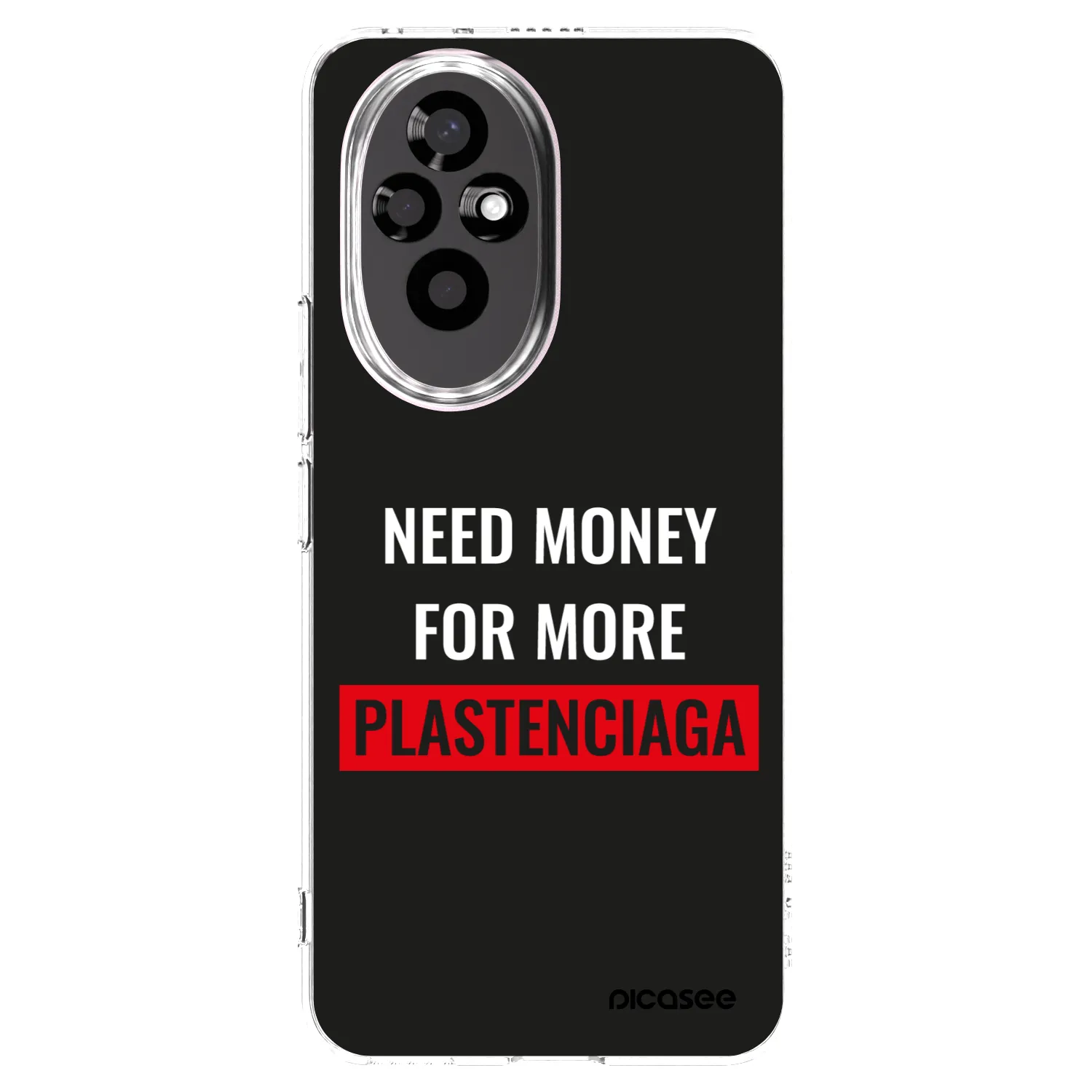 Picasee silikónový prehľadný obal pre Honor 200 Pro 5G - More PLASTENCIAGA