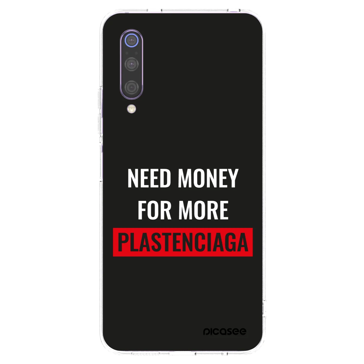 Picasee silikónový prehľadný obal pre Xiaomi Mi 9 - More PLASTENCIAGA