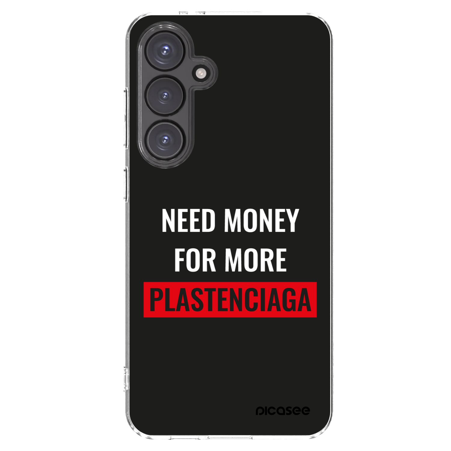 Picasee silikónový prehľadný obal pre Samsung Galaxy S24 FE S721B - More PLASTENCIAGA