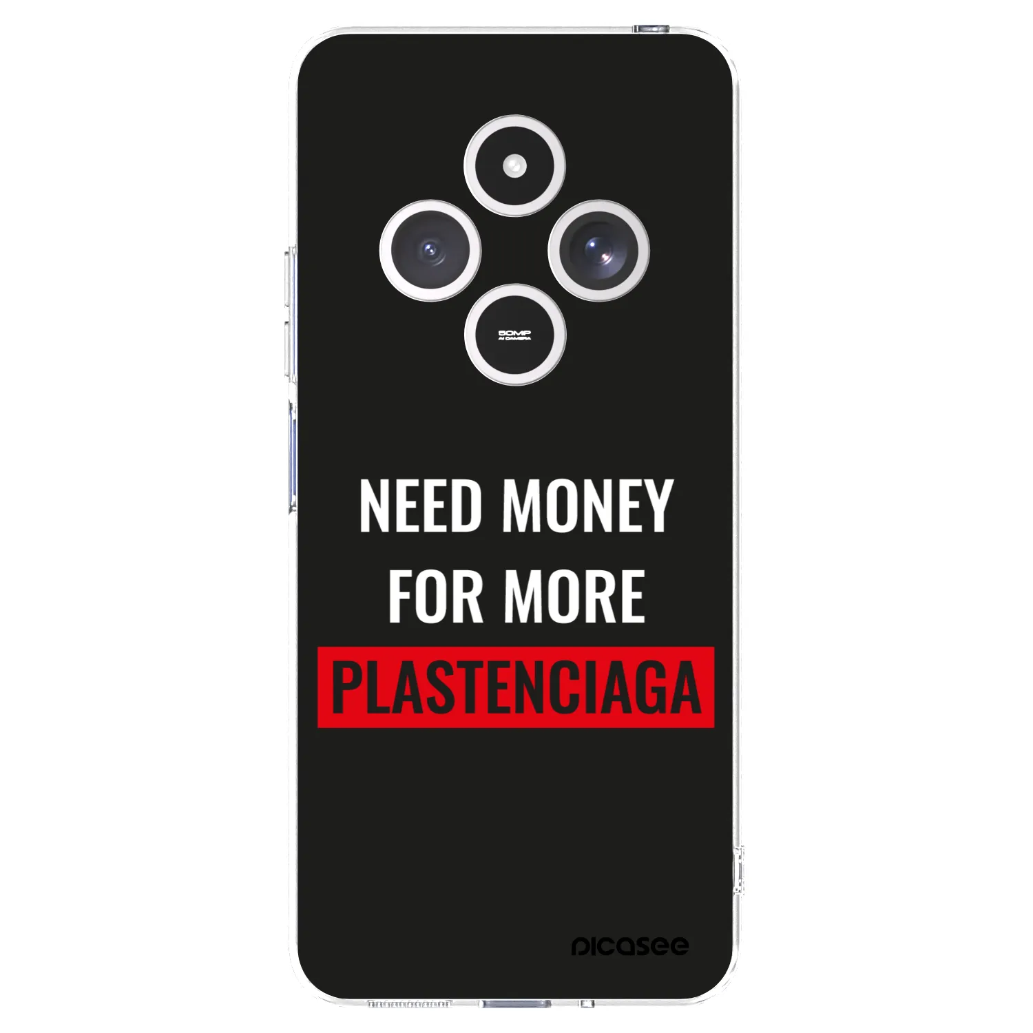 Picasee silikónový prehľadný obal pre Xiaomi Redmi 14C - More PLASTENCIAGA