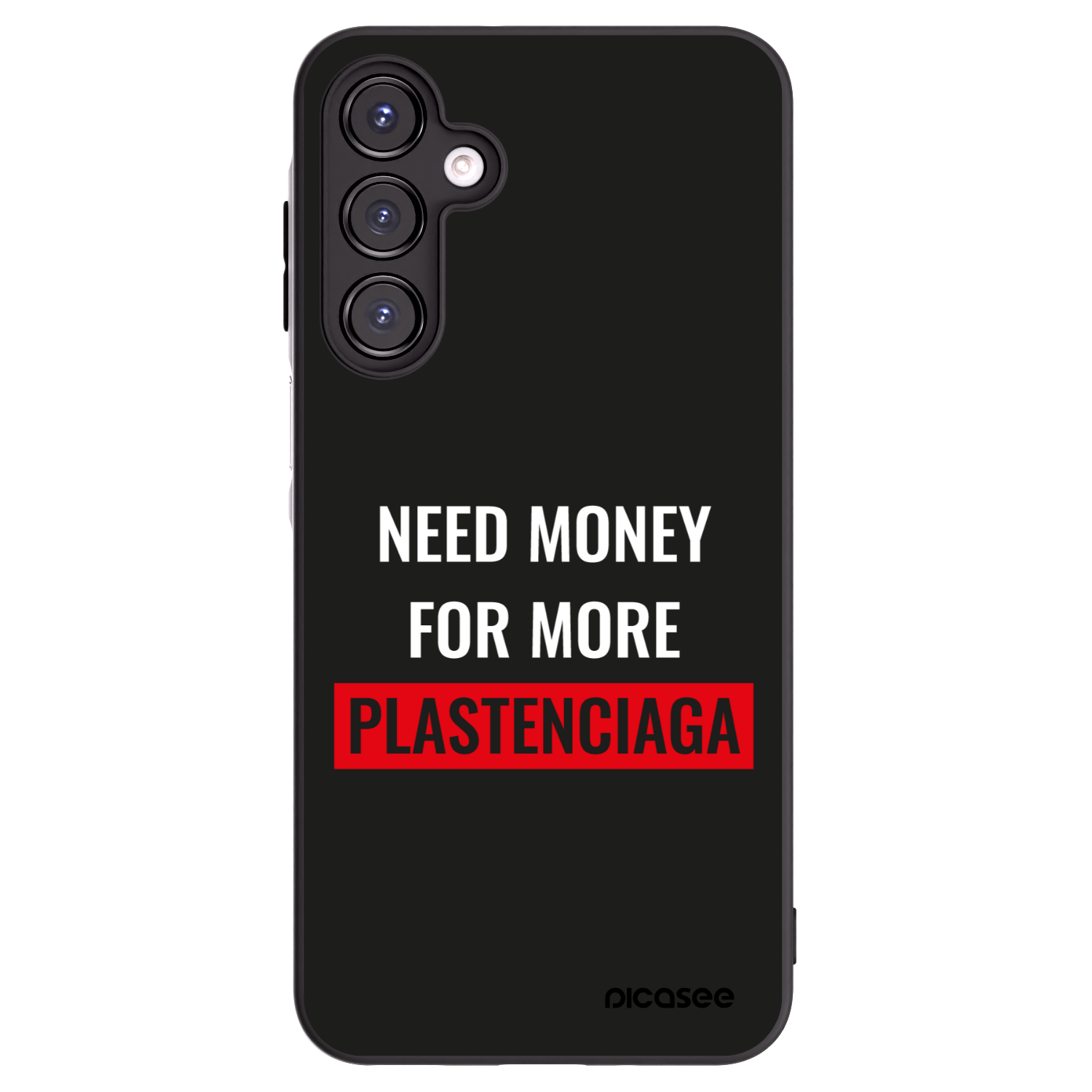 Picasee silikónový čierny obal pre Samsung Galaxy A16 5G - More PLASTENCIAGA