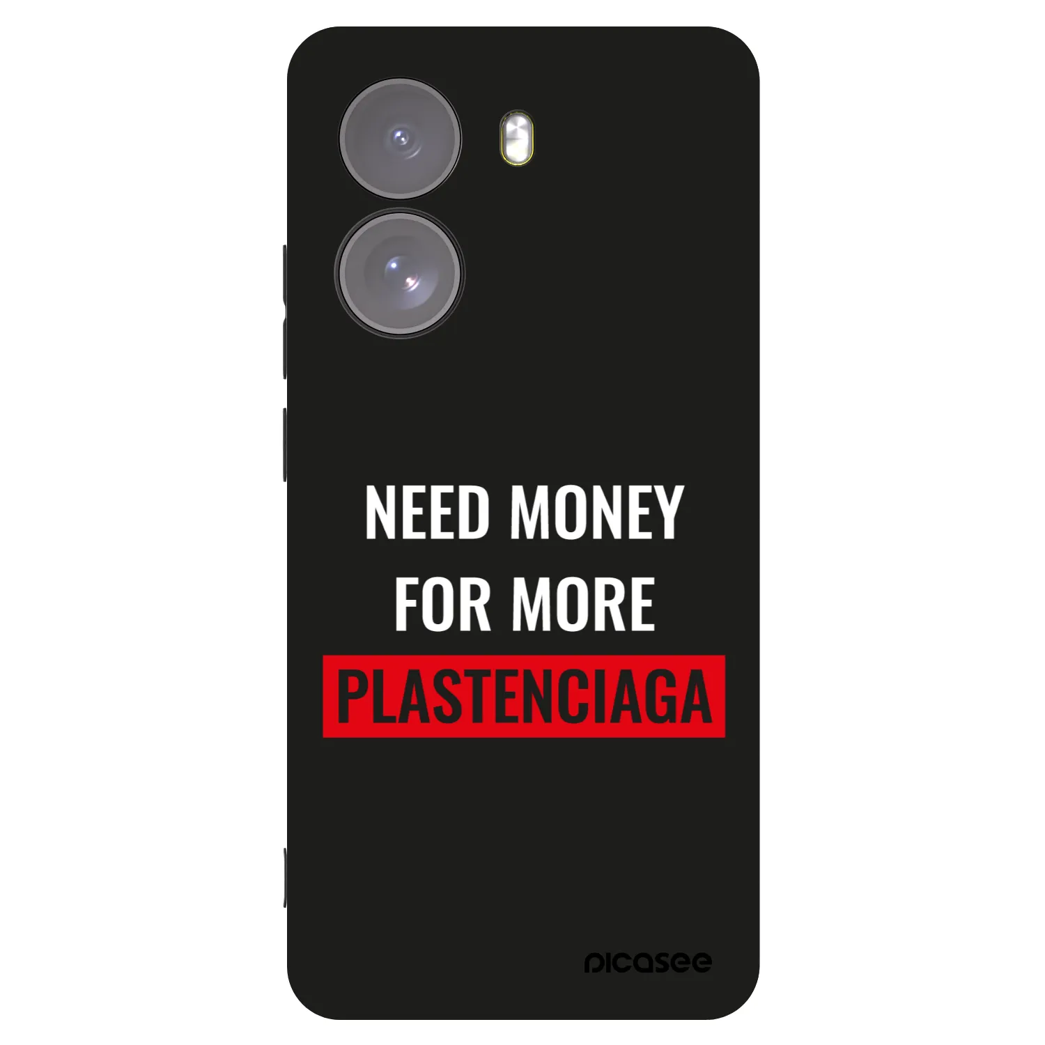 Picasee silikónový čierny obal pre Xiaomi Poco X7 - More PLASTENCIAGA