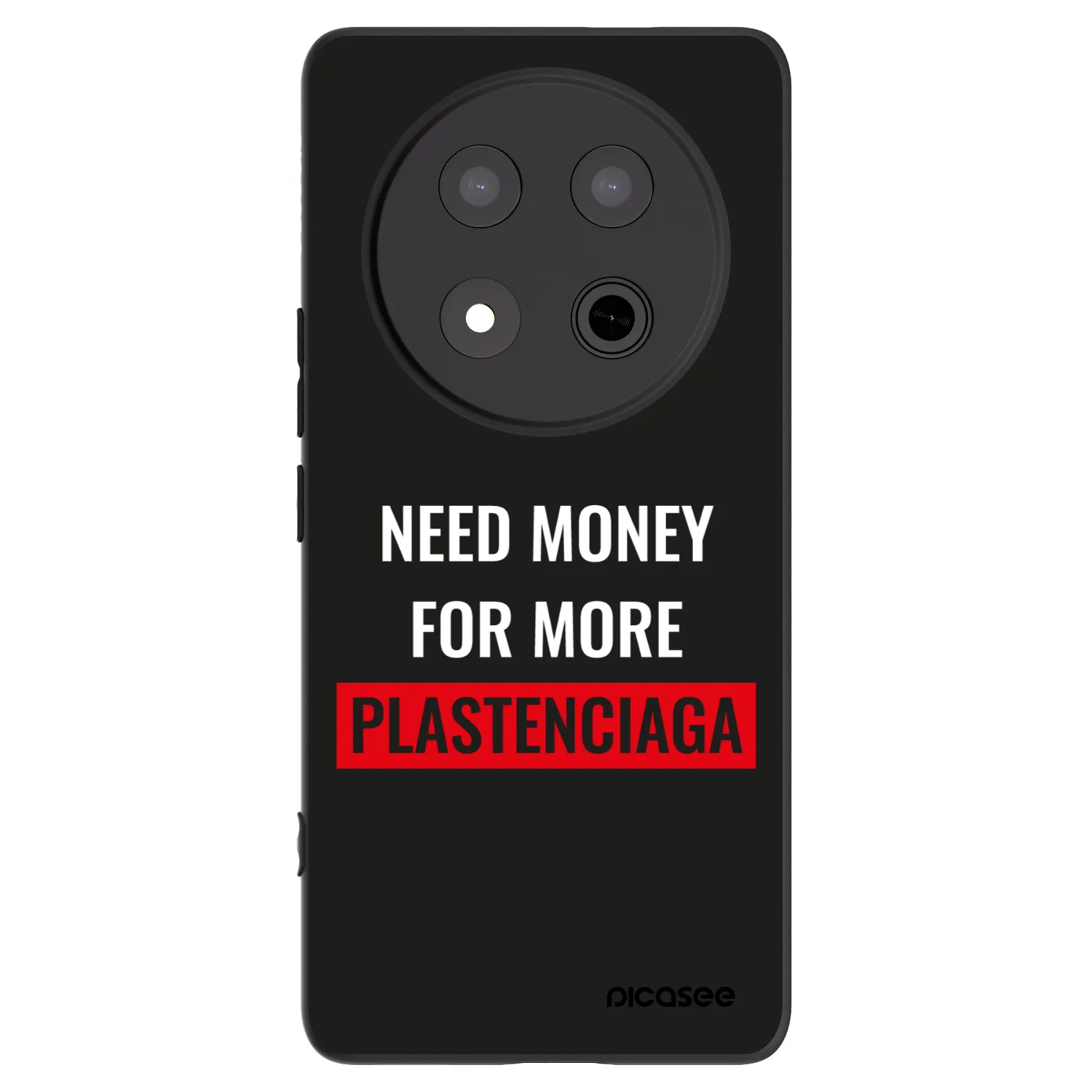Picasee silikónový čierny obal pre Honor Magic7 Lite 5G - More PLASTENCIAGA