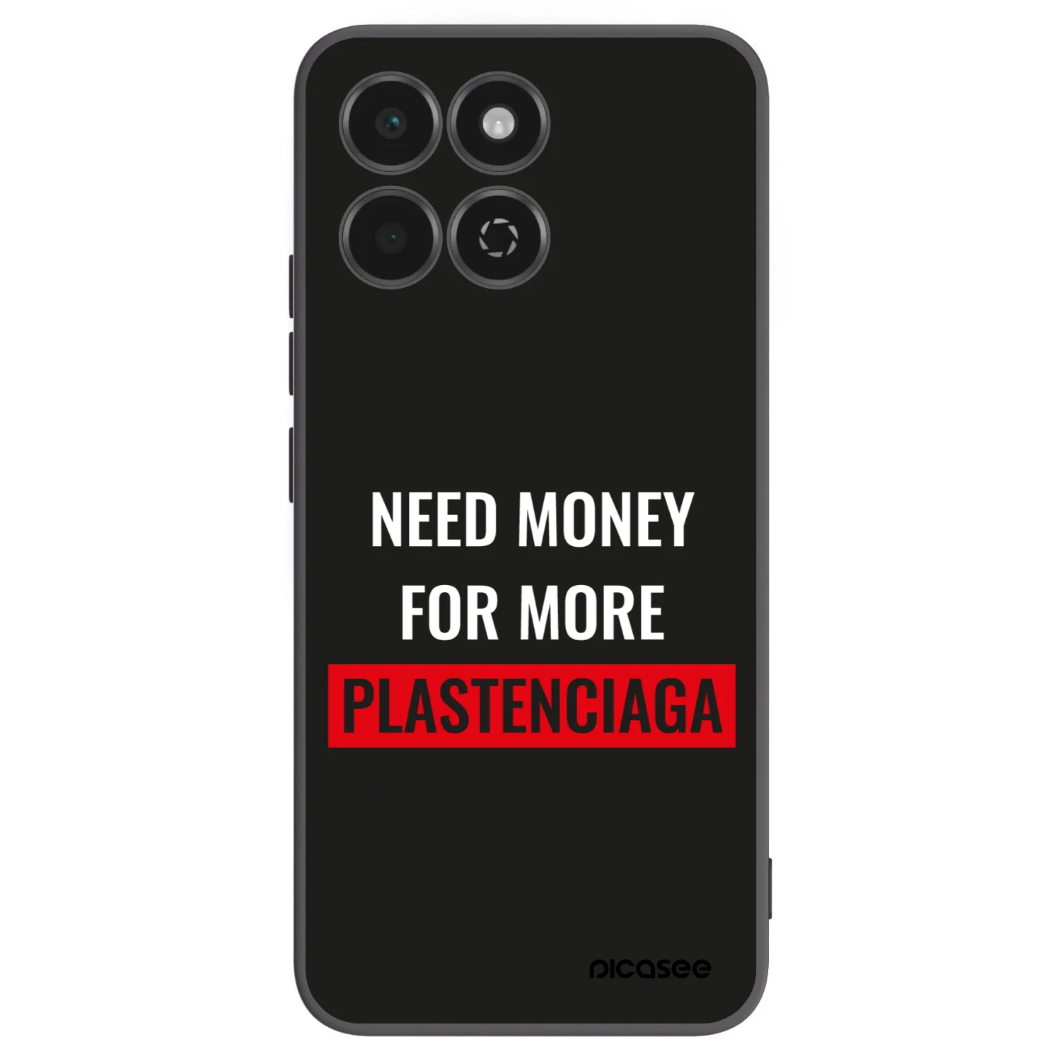 Picasee silikónový čierny obal pre Honor 200 Smart 5G - More PLASTENCIAGA