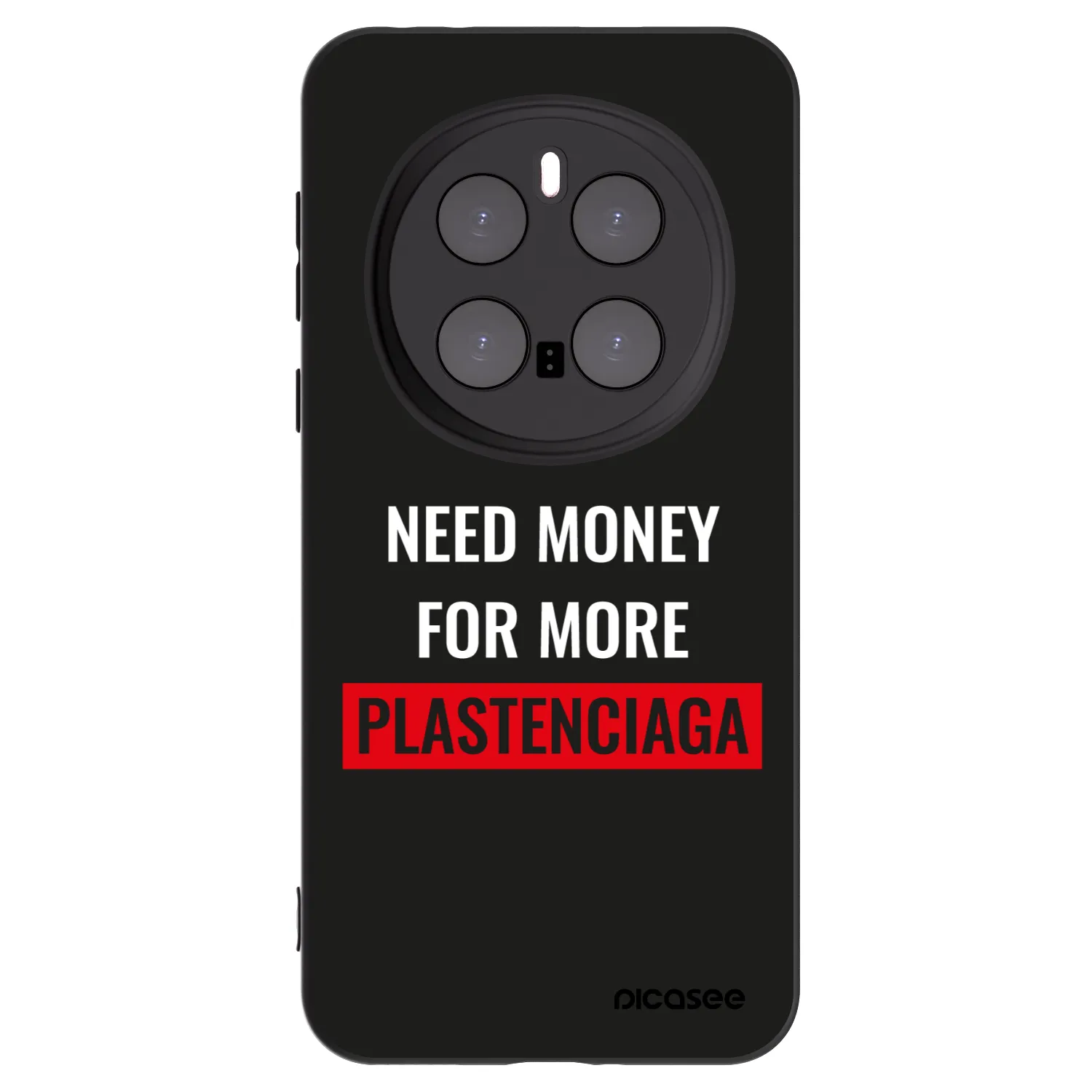 Picasee silikónový čierny obal pre Honor Magic7 Pro 5G - More PLASTENCIAGA