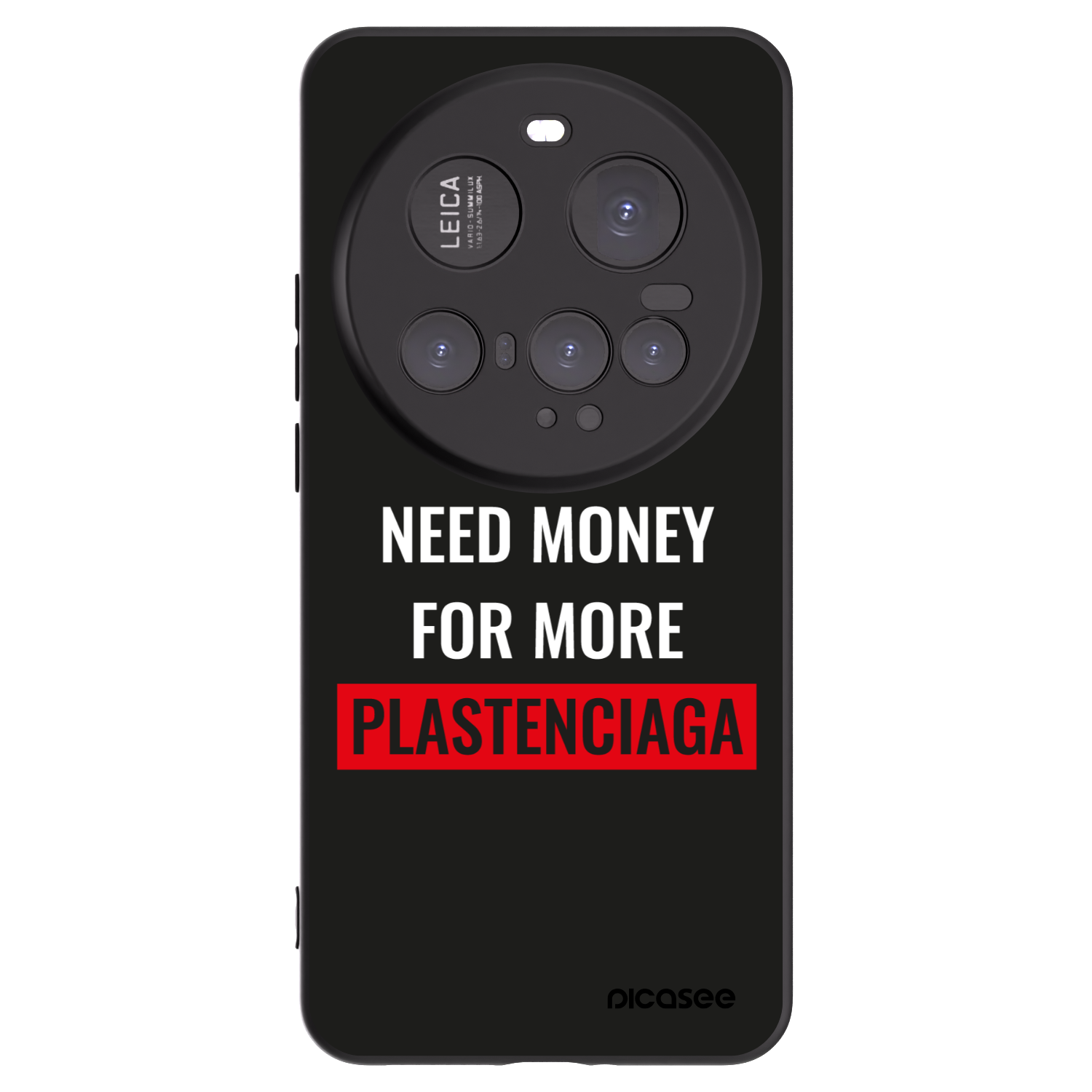 Picasee silikónový čierny obal pre Xiaomi 15 Ultra - More PLASTENCIAGA