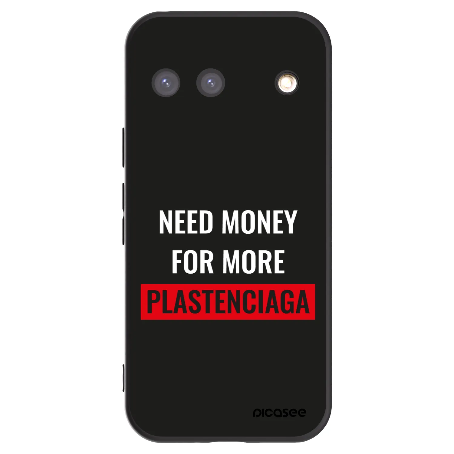 Picasee silikónový čierny obal pre Google Pixel 9 - More PLASTENCIAGA